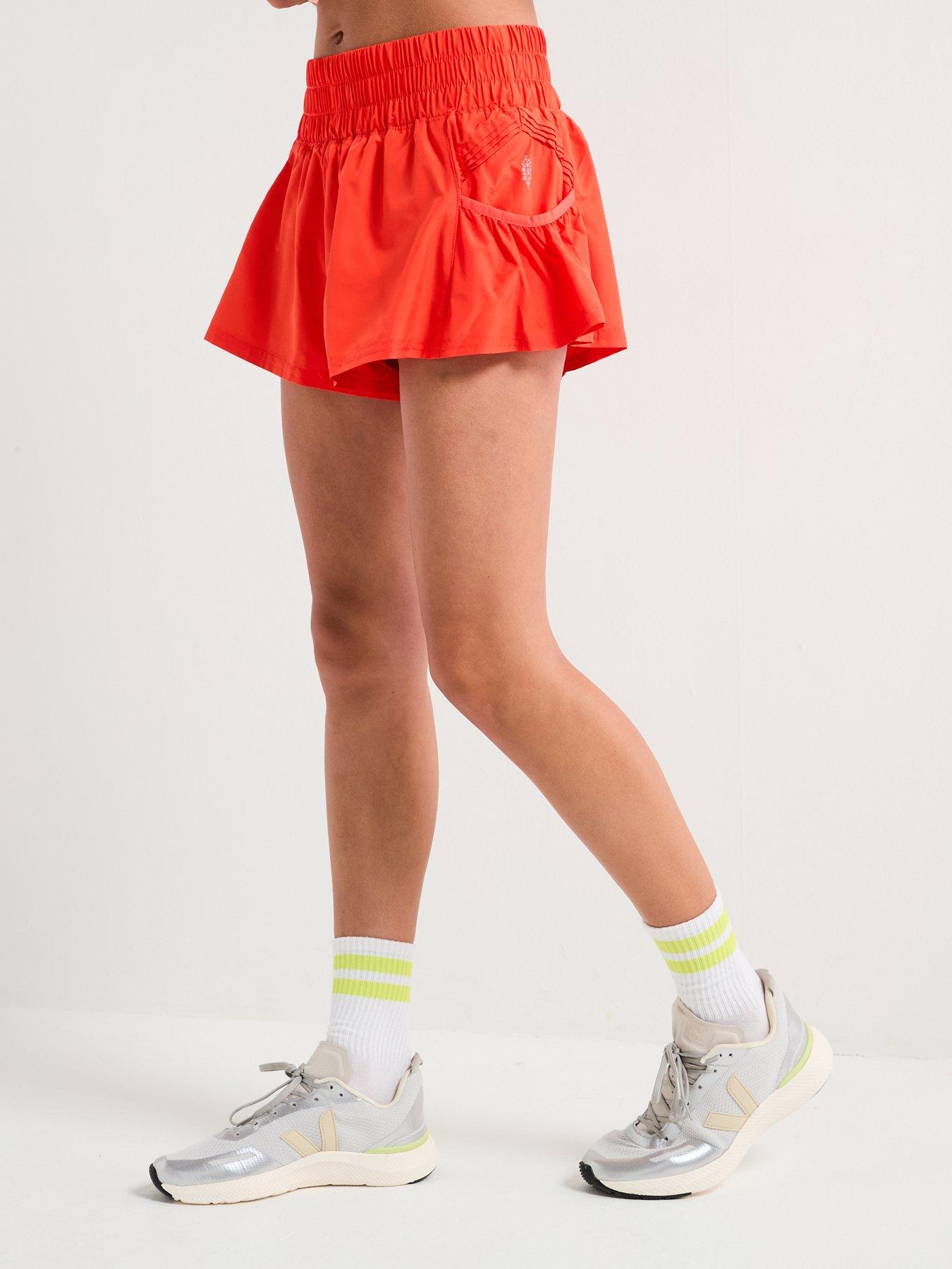 FP Movement Womens Training Get Your Flirt On Shorts - Red | Very Ireland