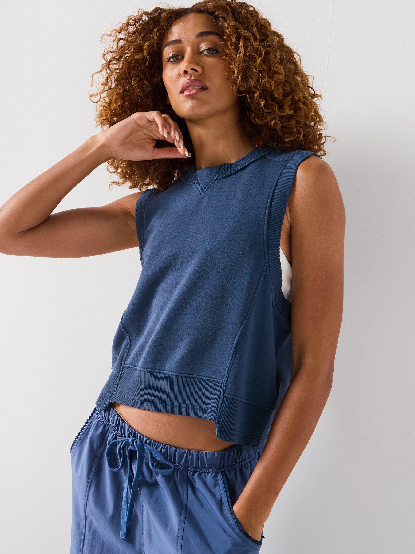 FP Movement Womens Training Intercept Tank - Navy