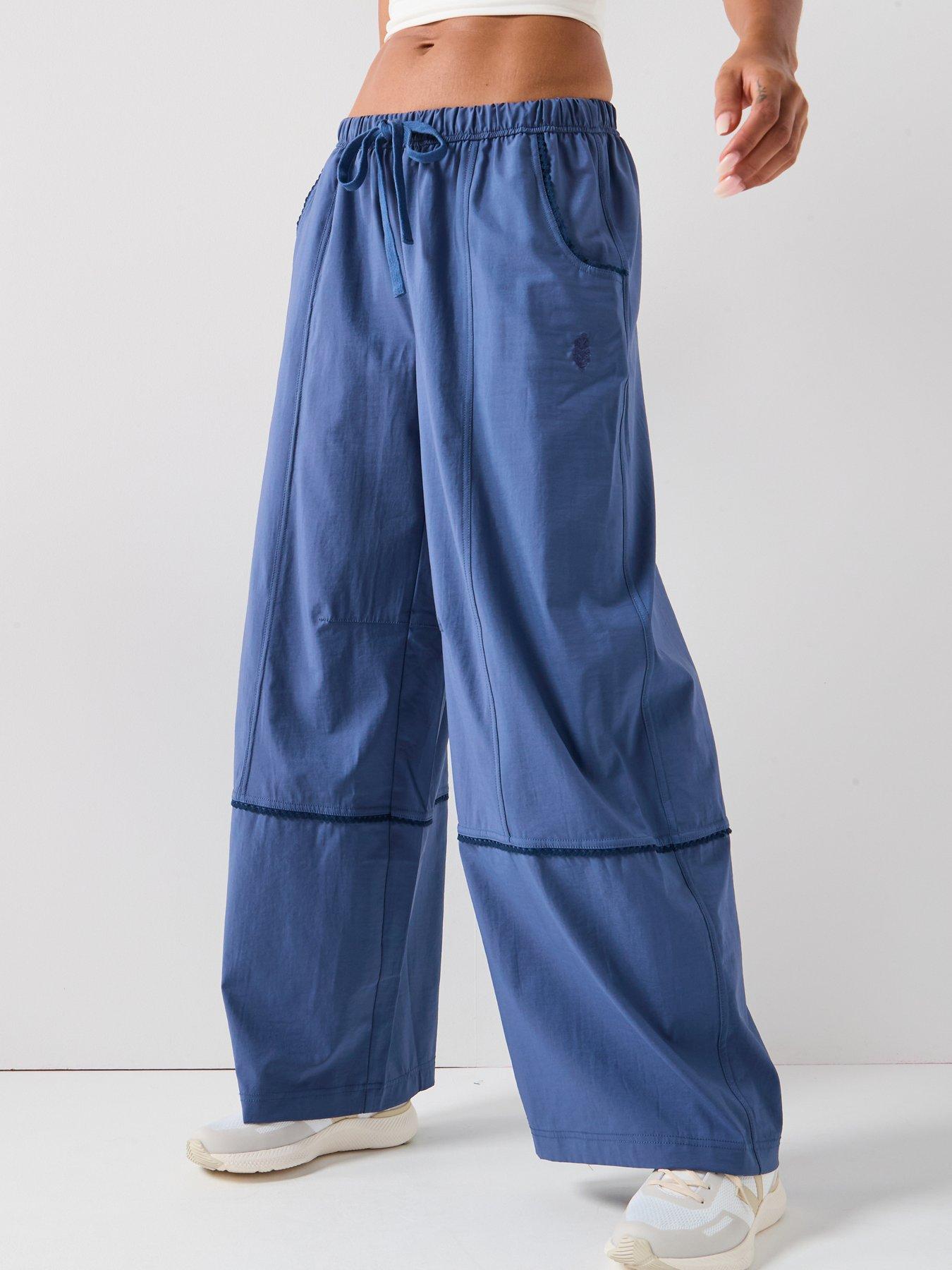 FP Movement Womens Training Wish It Wide Leg Pants - Blue