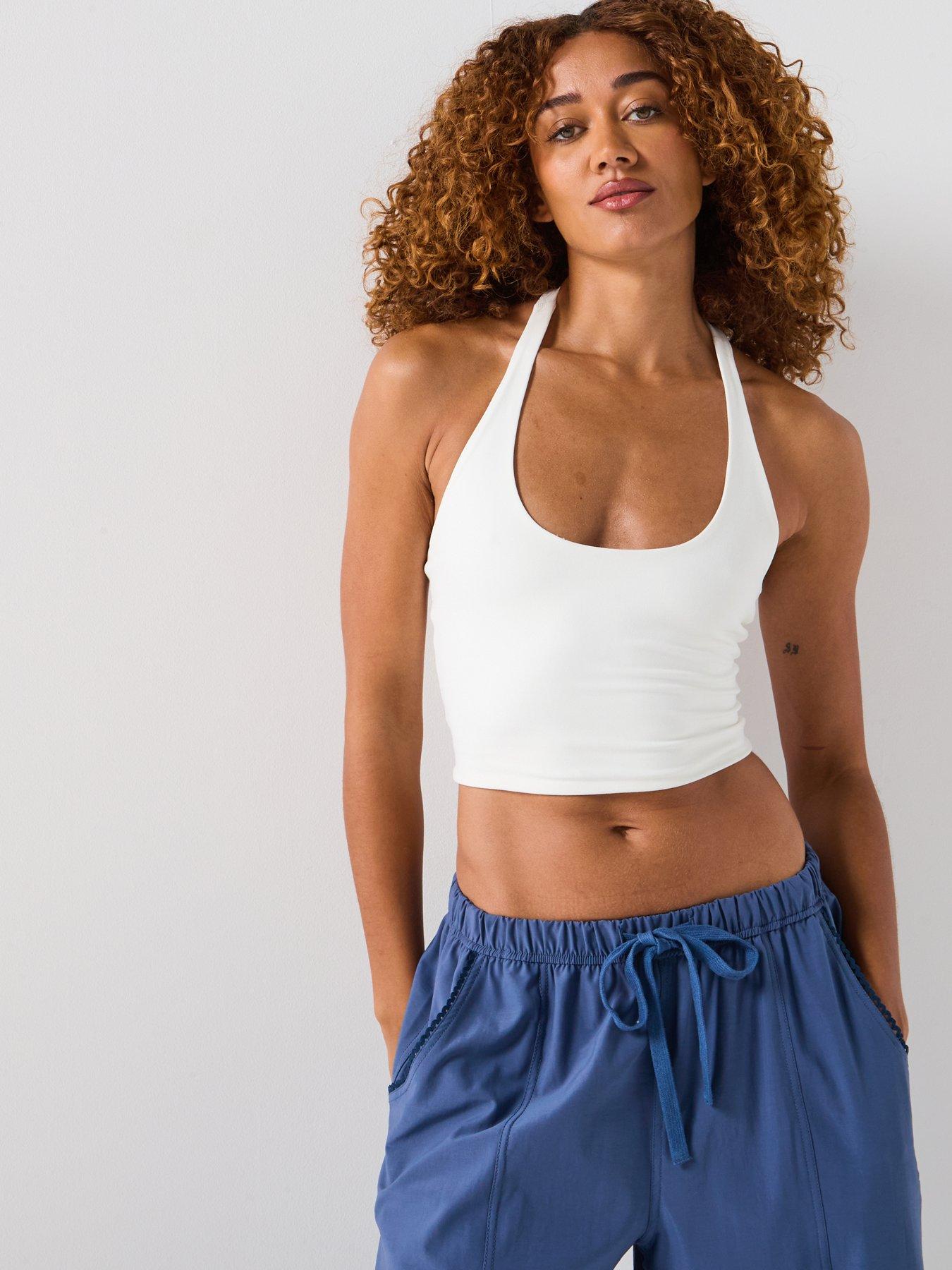 FP Movement Womens Training Never Better Halter - White