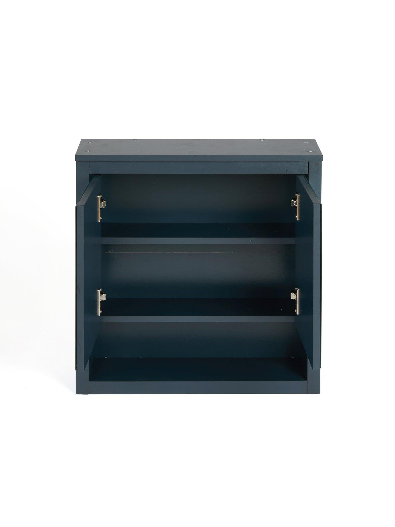 Image 4 of 7 of Very Home Bramford Mirrored Bathroom Wall Cabinet - Navy