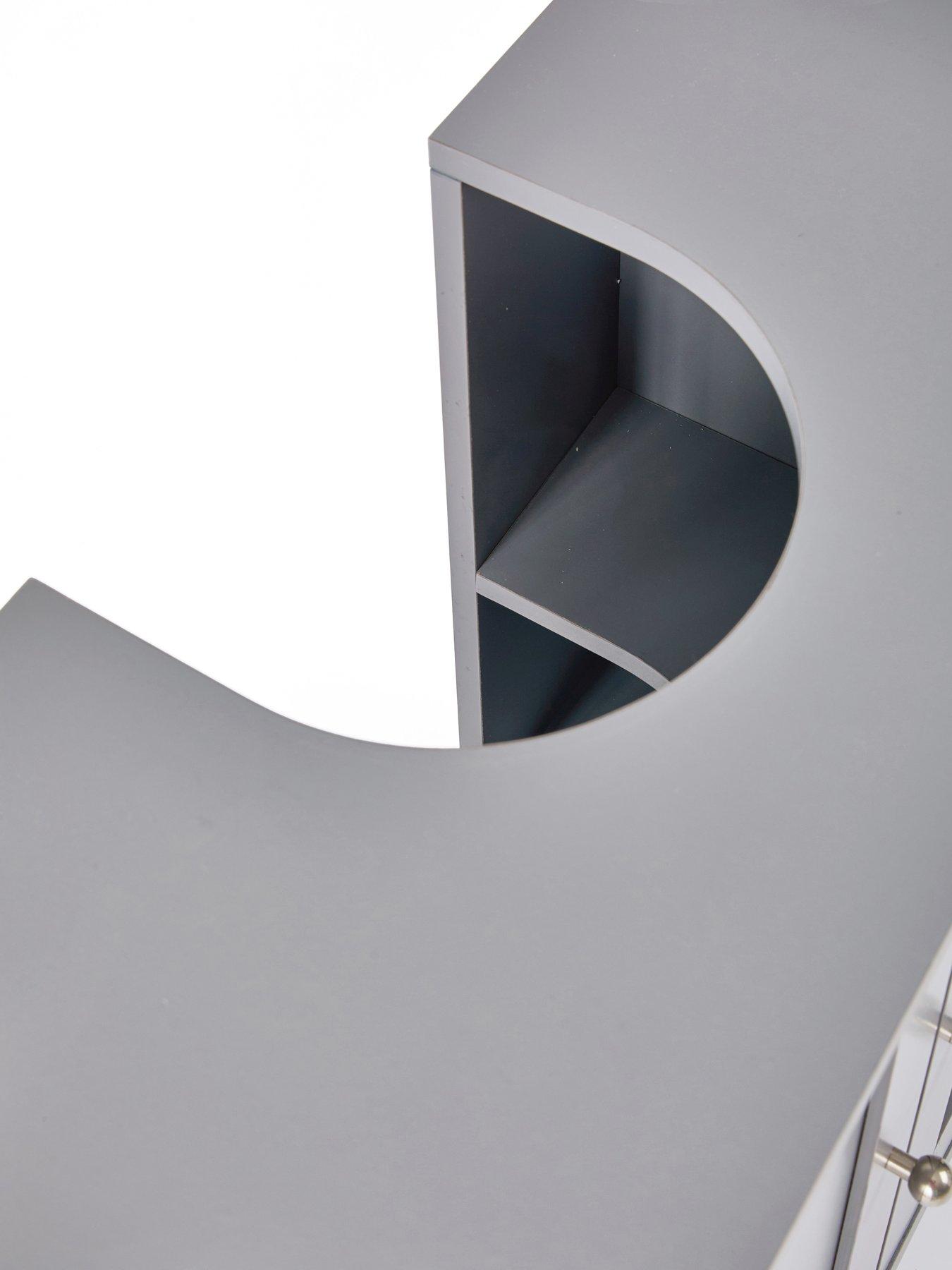 Image 6 of 7 of The Very Collection Corrie Under Sink Cabinet - Grey&nbsp;- FSC&reg; Certified