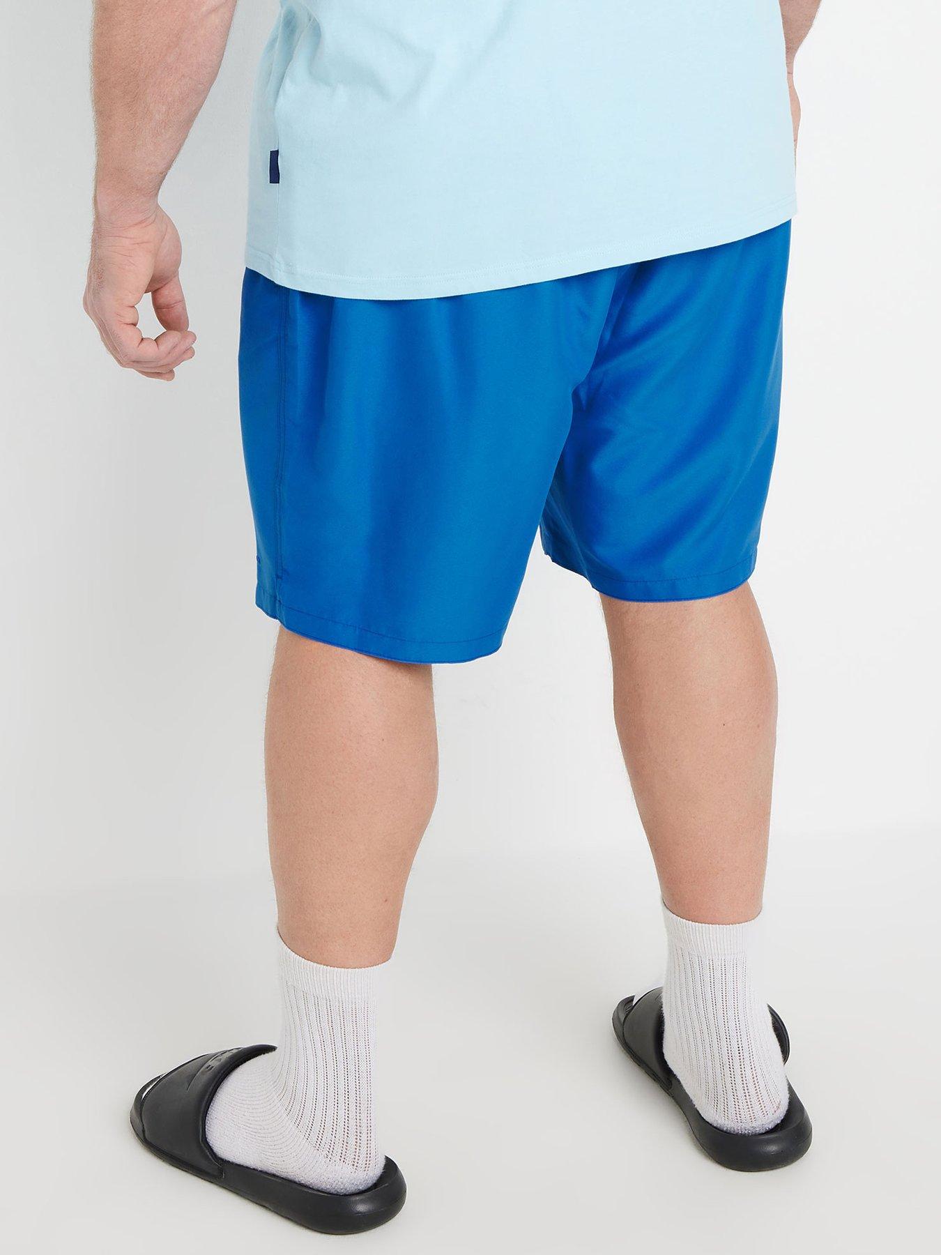 Image 2 of 4 of BadRhino Plain Swim Shorts - Blue
