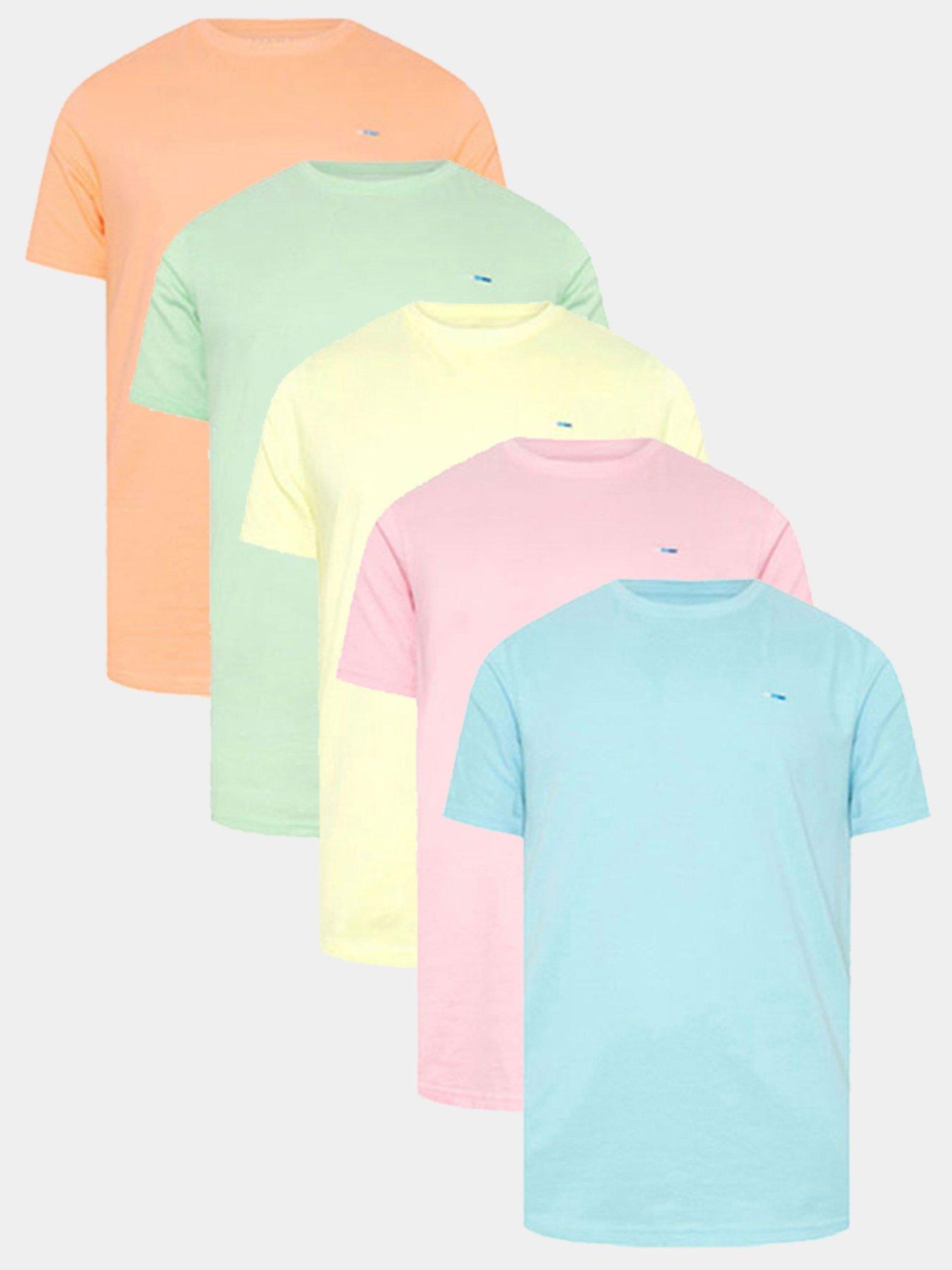 Image 1 of 5 of BadRhino 5 Pack Short Sleeve T-Shirts - Blue