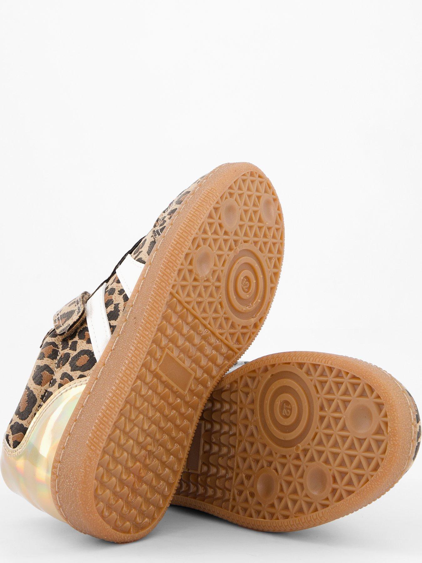 the-very-collection-girls-leopard-print-trainer-browndetail