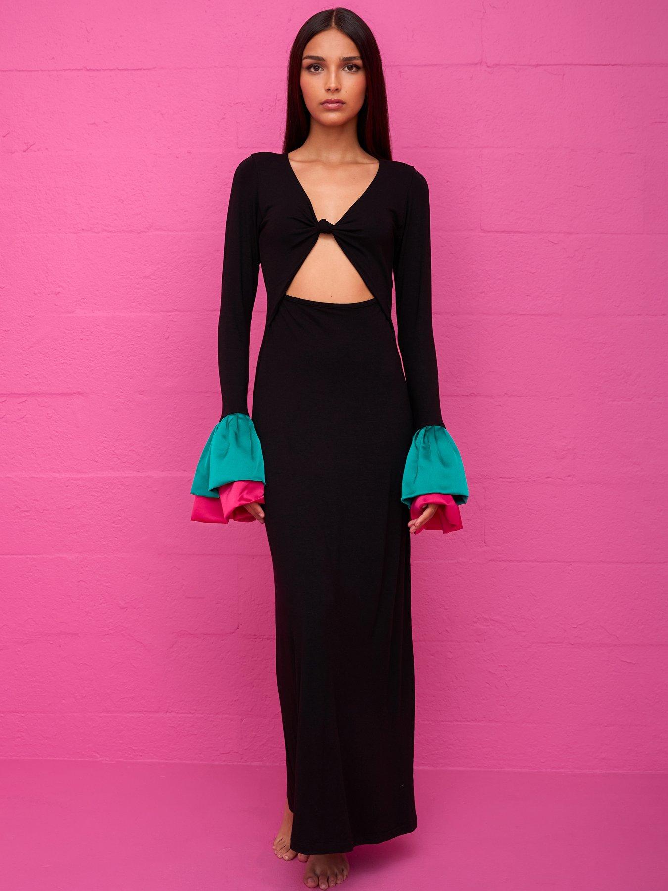 pitusa-alara-knotted-cutout-beach-dress-blackoutfit