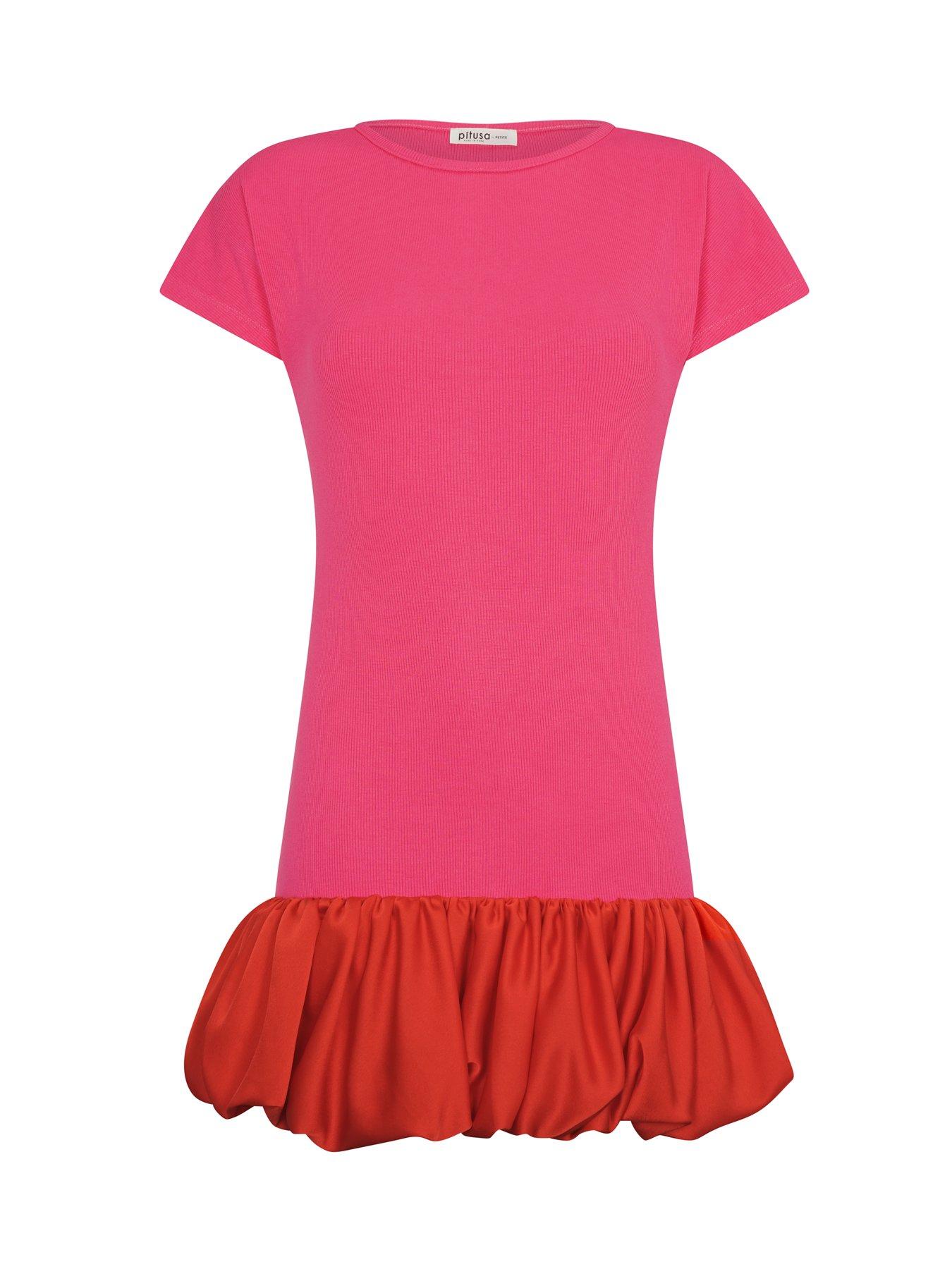 Image 2 of 2 of PITUSA Luna Cloud Lightweight Mini Beach Dress - Pink