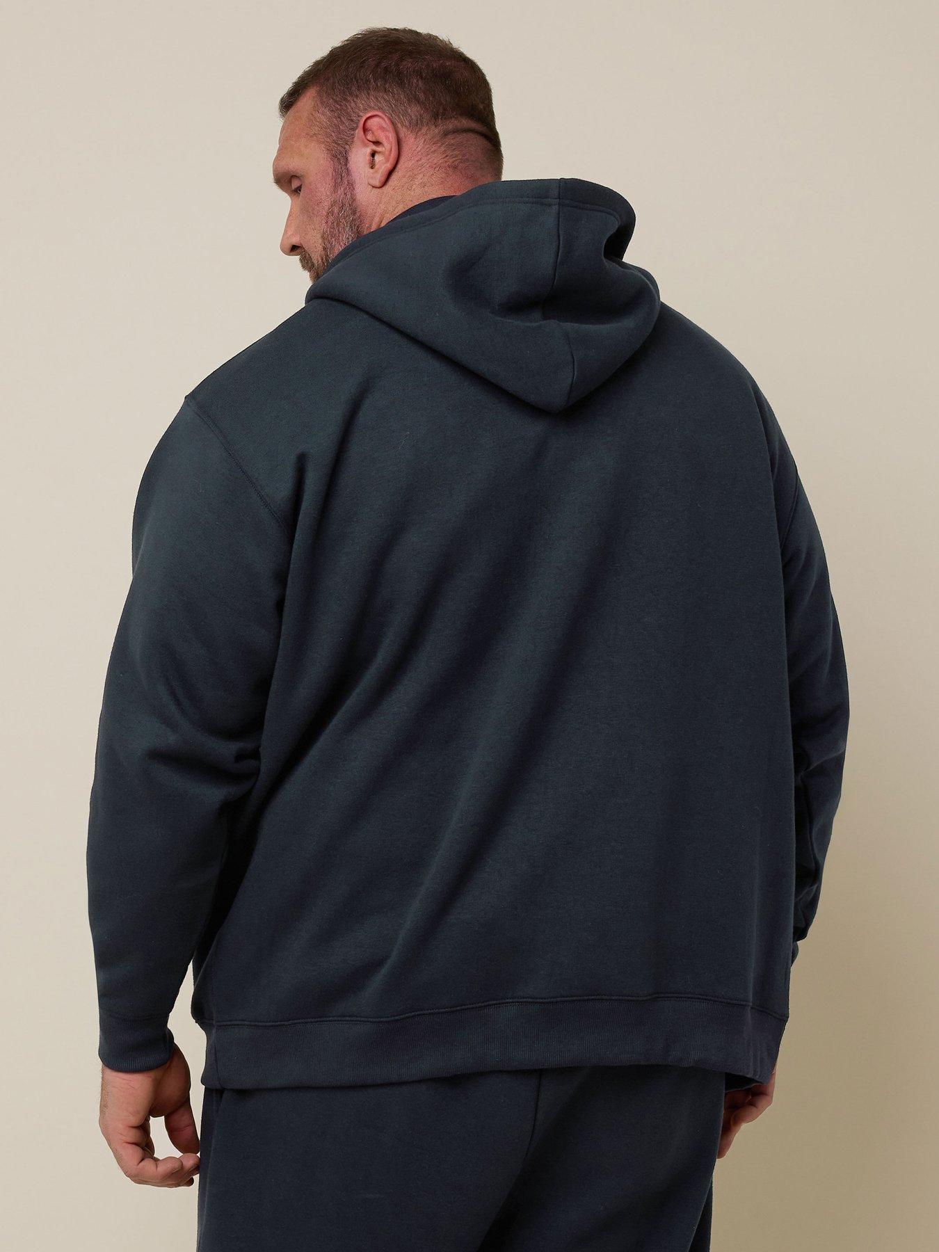 Image 2 of 4 of BadRhino Ironrhino Logo Zip Through Hoodie - Blue