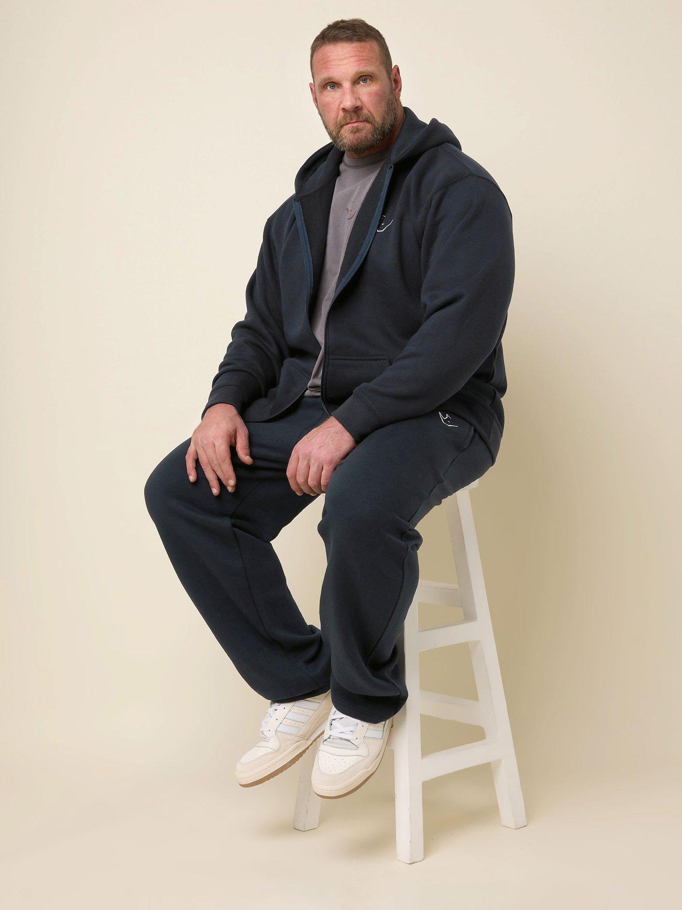 Image 3 of 4 of BadRhino Ironrhino Logo Zip Through Hoodie - Blue