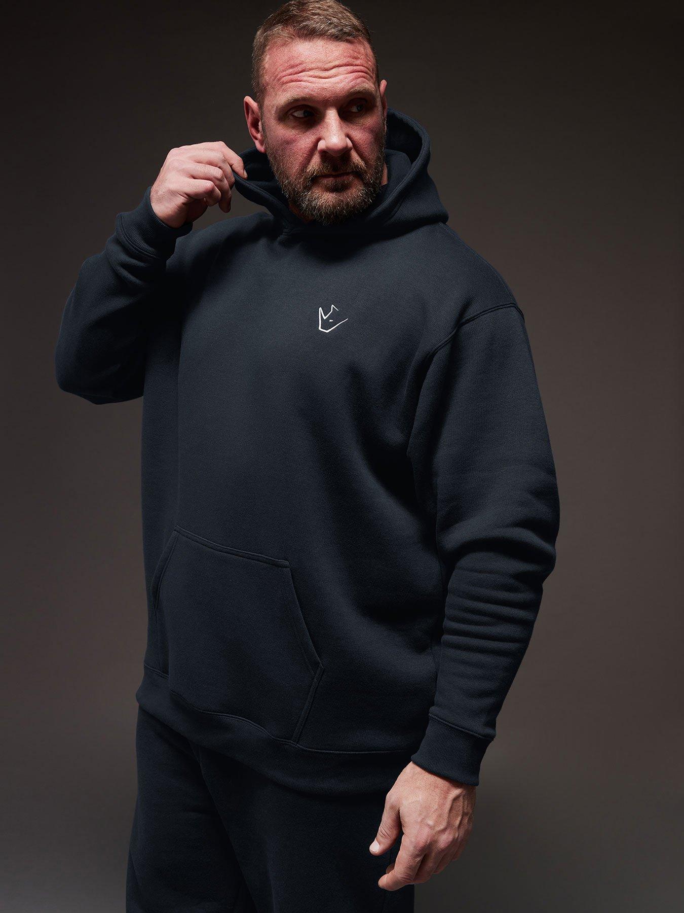 Image 1 of 4 of BadRhino Ironrhino Logo Pullover Hoodie - Blue
