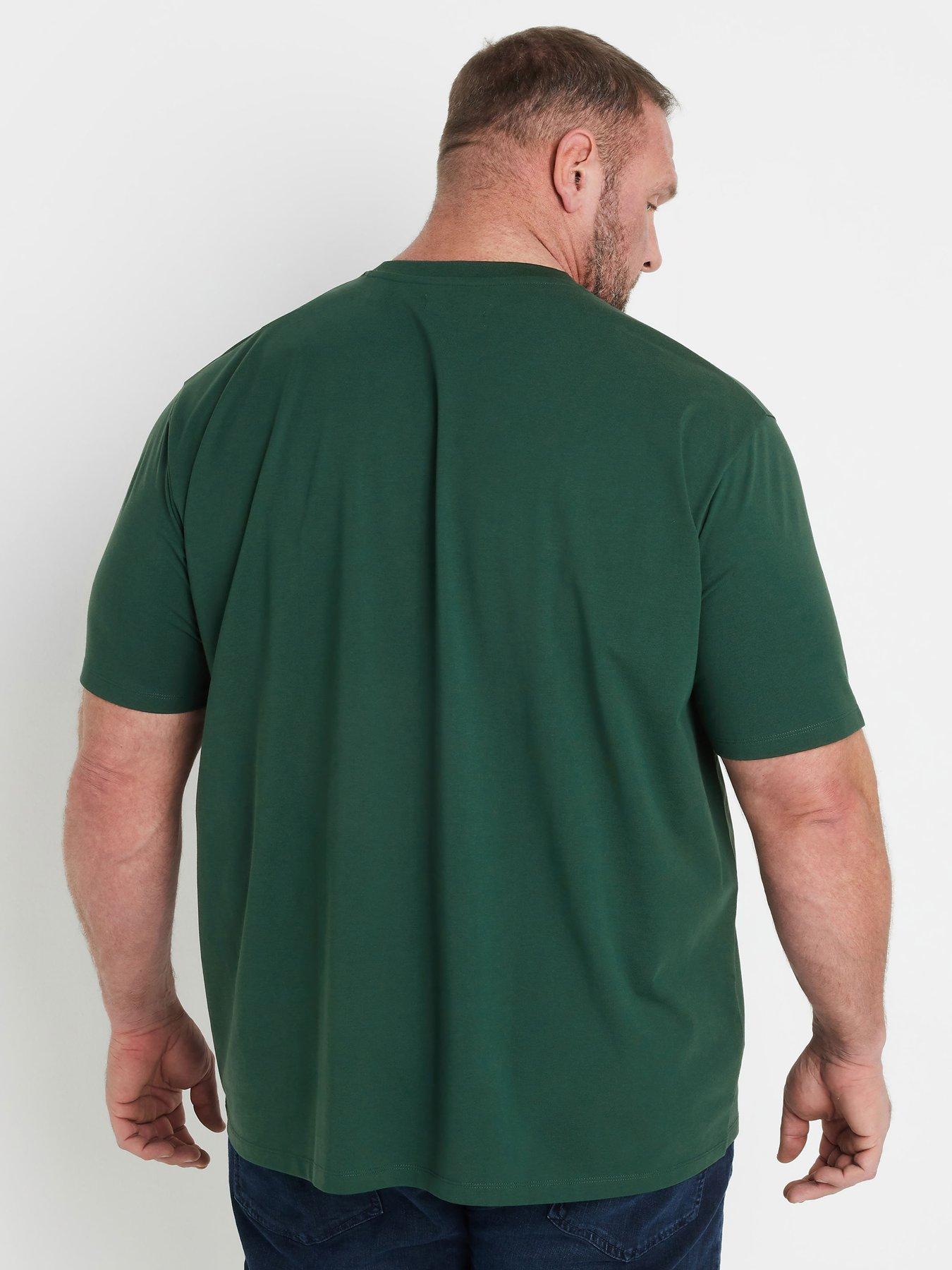 badrhino-air-stretch-t-shirt-greenstillFront