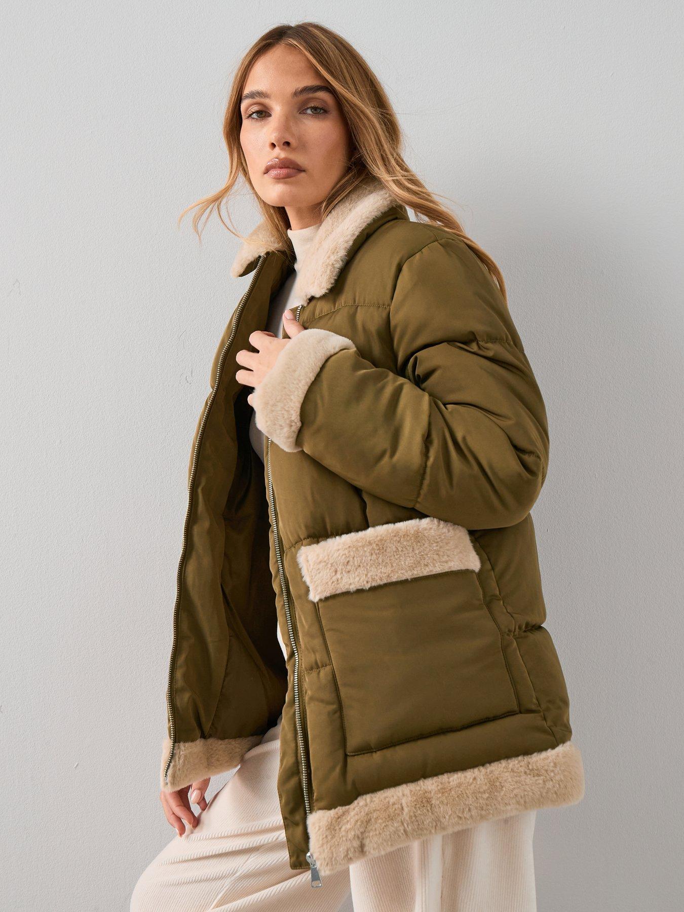 the-very-collection-padded-coat-with-contrast-trim-khakidetail