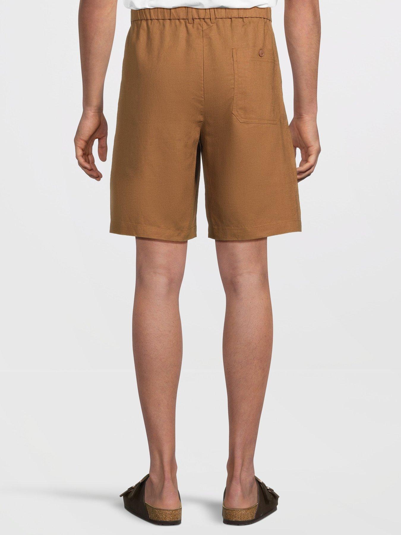 mango-cabrera-smart-casual-bermuda-shorts-brownstillFront
