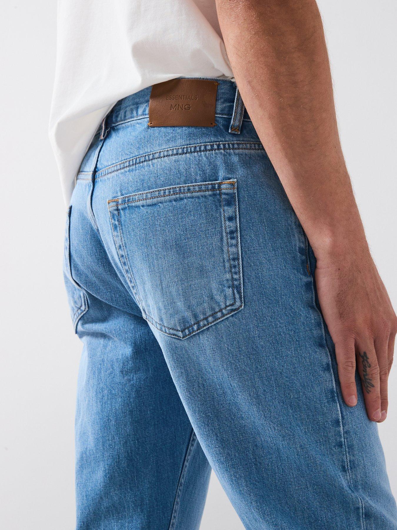 mango-mango-pola-tapered-fit-mid-wash-jeansoutfit