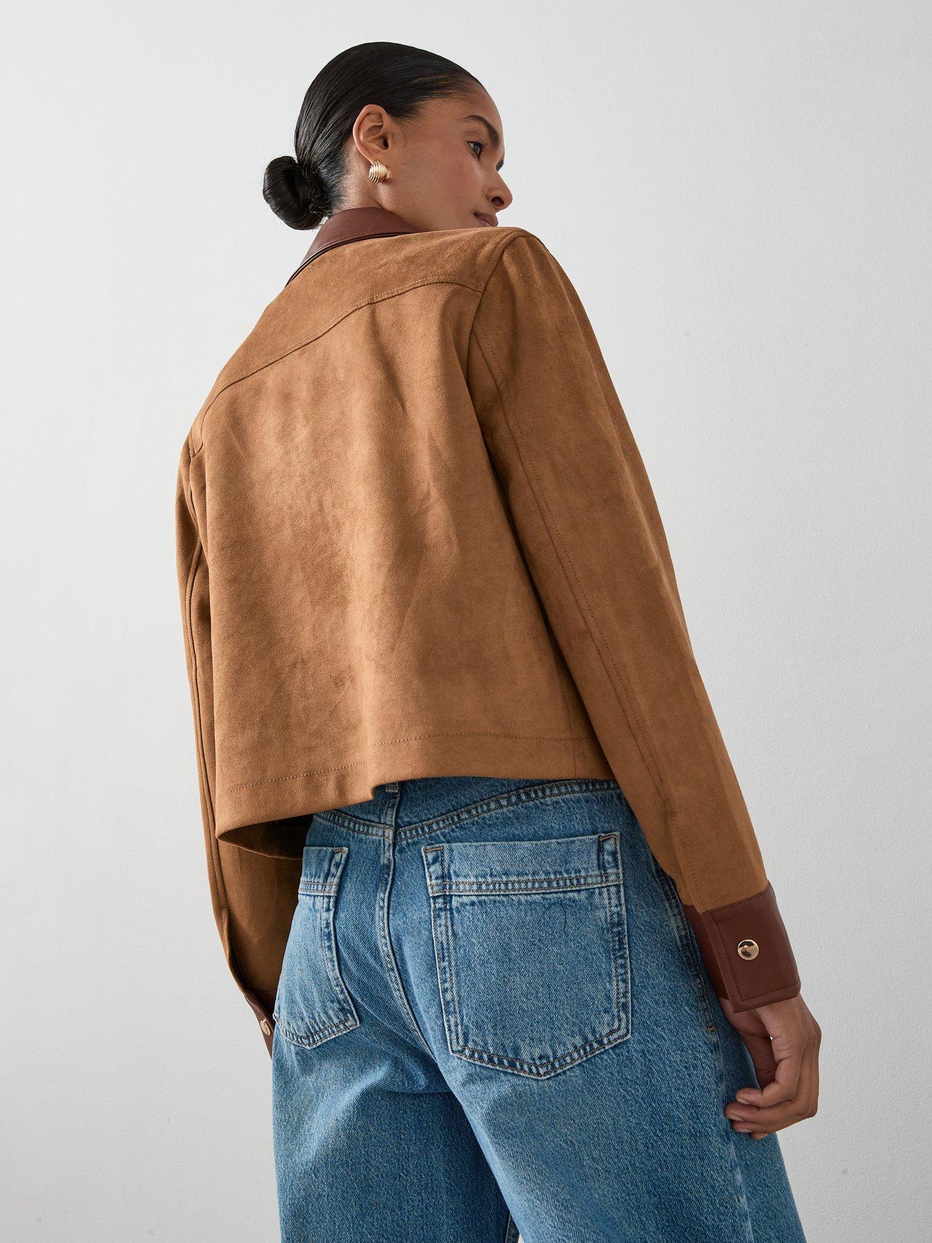 the-very-collection-faux-suede-barn-jacket-brownstillFront