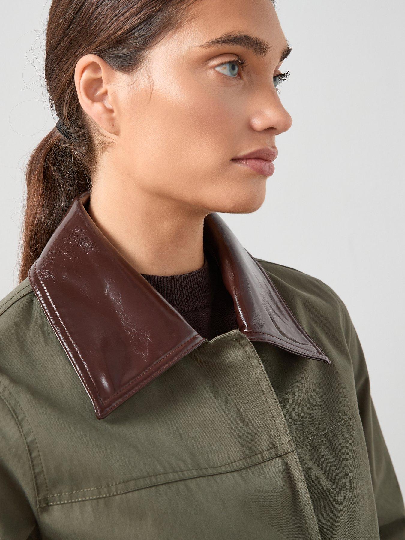 the-very-collection-contrast-collar-and-cuff-barn-jacketnbsp--khakioutfit