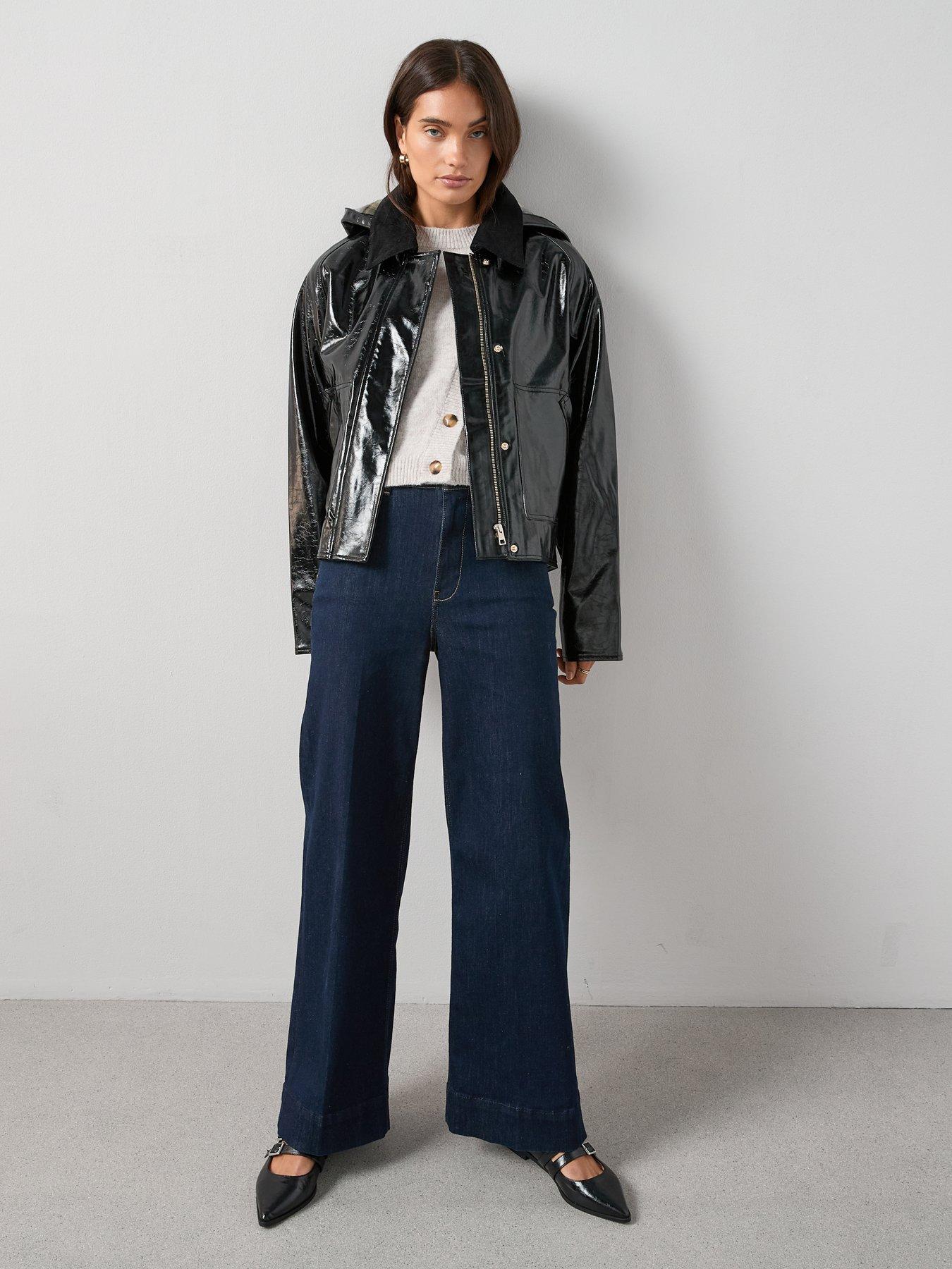 the-very-collection-contrast-lining-pu-coat-blackback