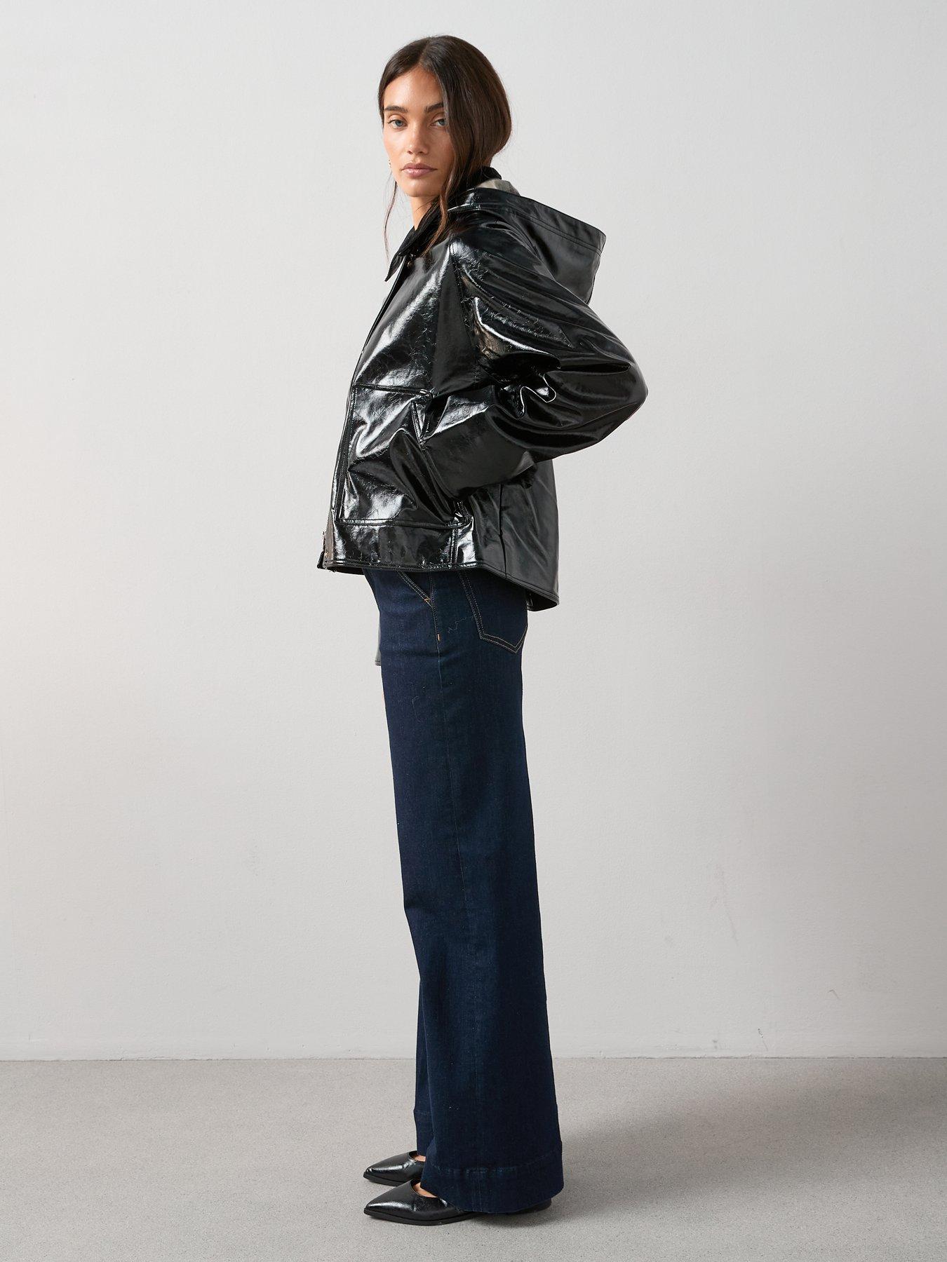 the-very-collection-contrast-lining-pu-coat-blackdetail