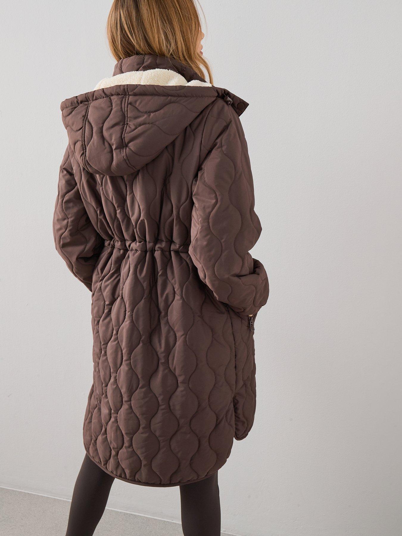 the-very-collection-quilted-hooded-coat-with-borg-lining-brownstillFront