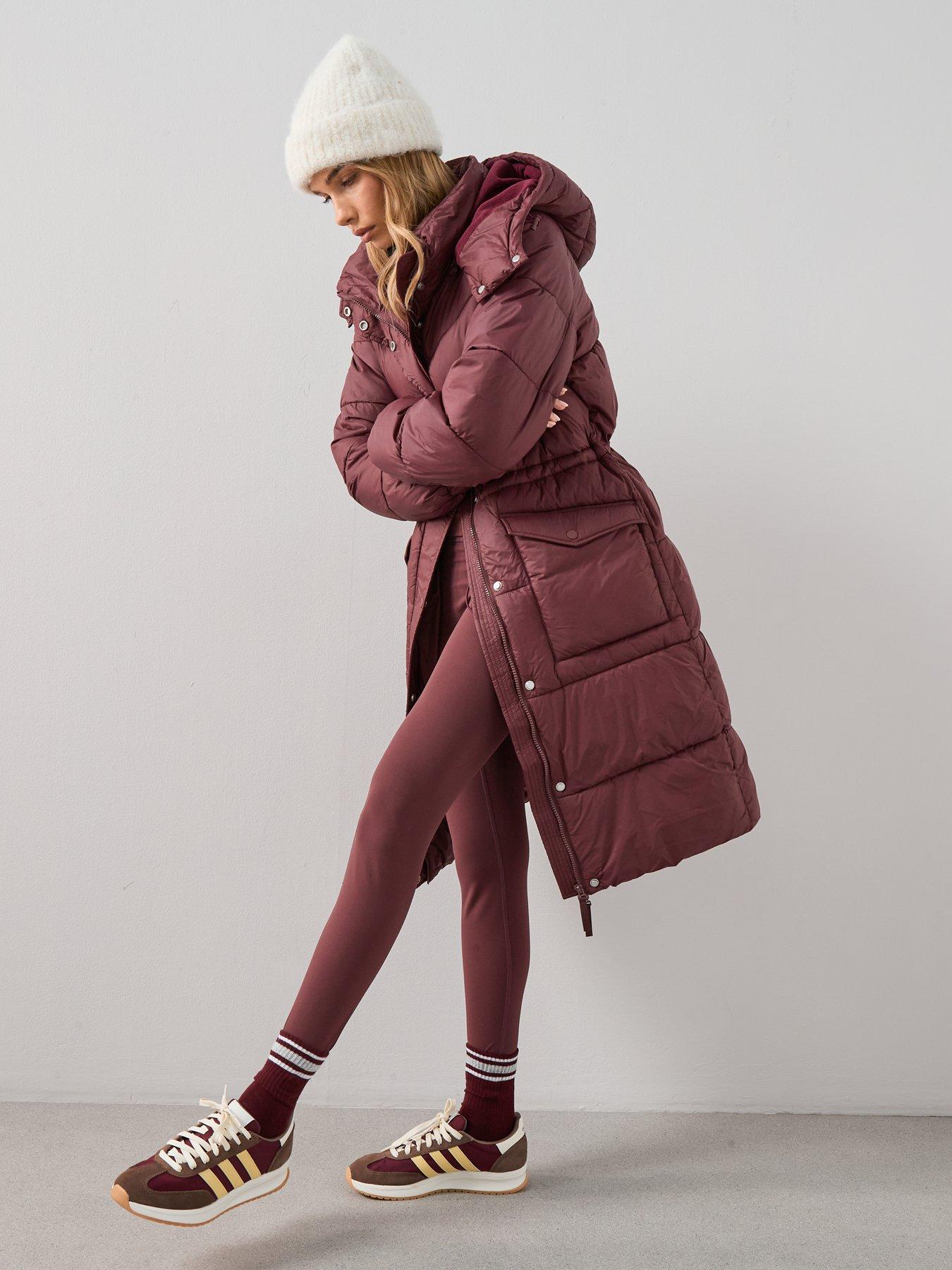 the-very-collection-longline-hooded-padded-coat-burgundy-redfront