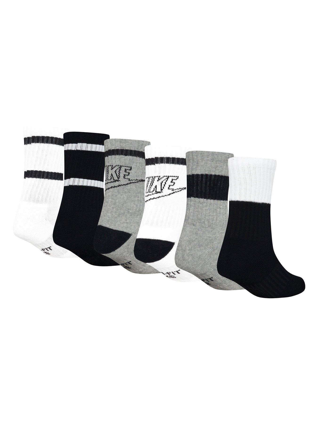 Image 2 of 4 of Nike Kids Unisex Retro Crew Socks 6 Pack - Multi