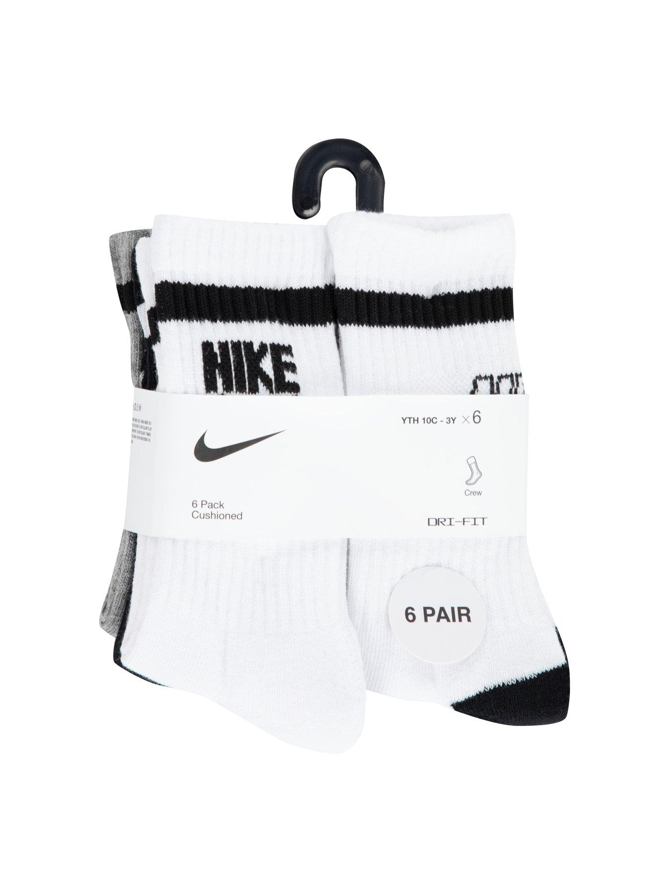 Image 3 of 4 of Nike Kids Unisex Retro Crew Socks 6 Pack - Multi