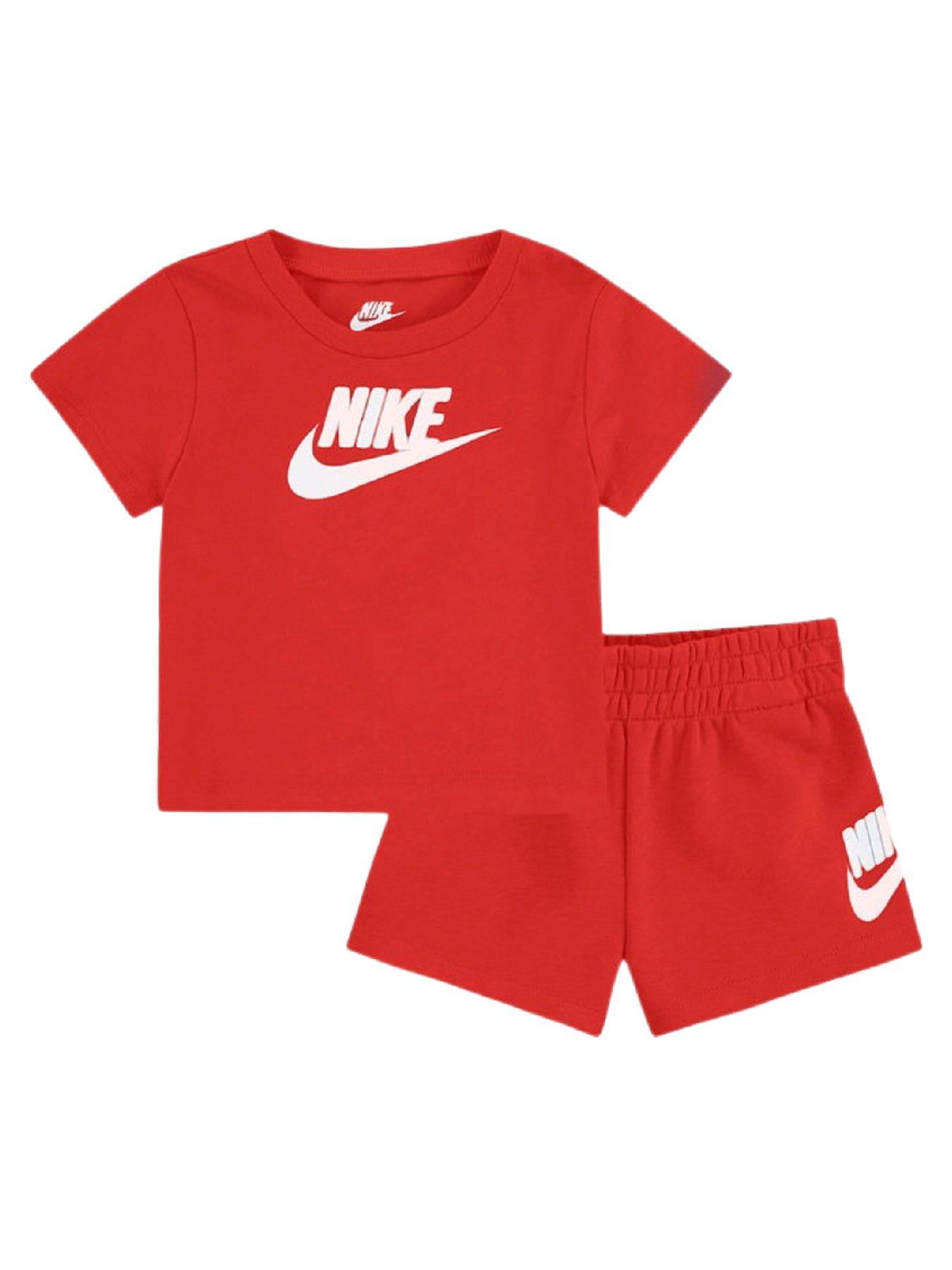 Nike Infant Boys Club Short And T-Shirt Set - Red