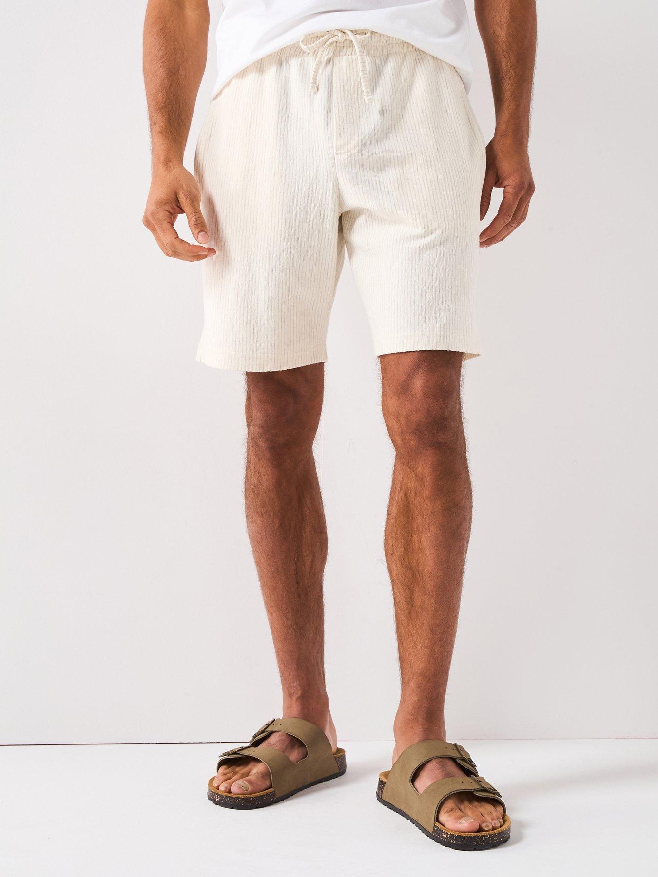 undefined Mango Moyas Smart Casual Textured Shorts