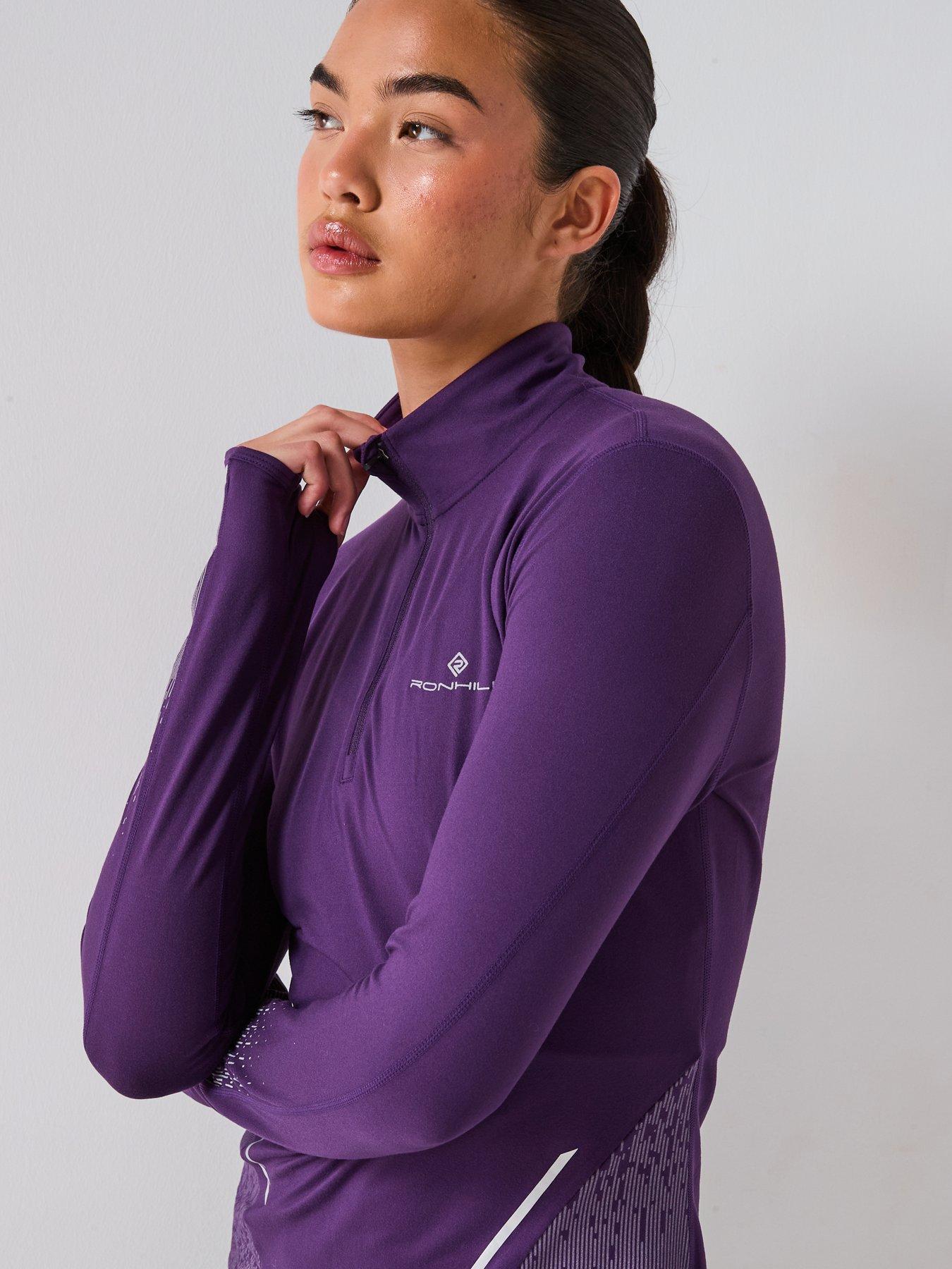 ronhill-womens-running-tech-reflect-12-zip-purpledetail