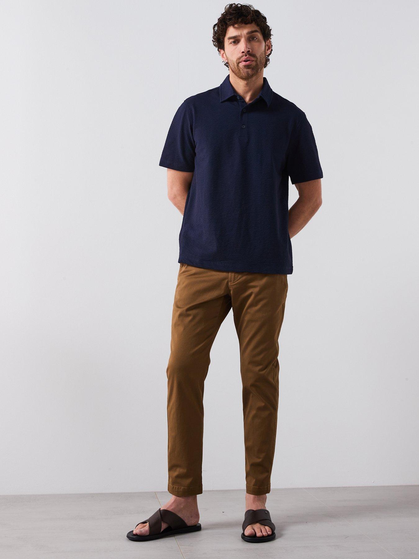 Image 3 of 5 of Mango Mango Prato Smart Casual Tapered Fit Chino Trousers