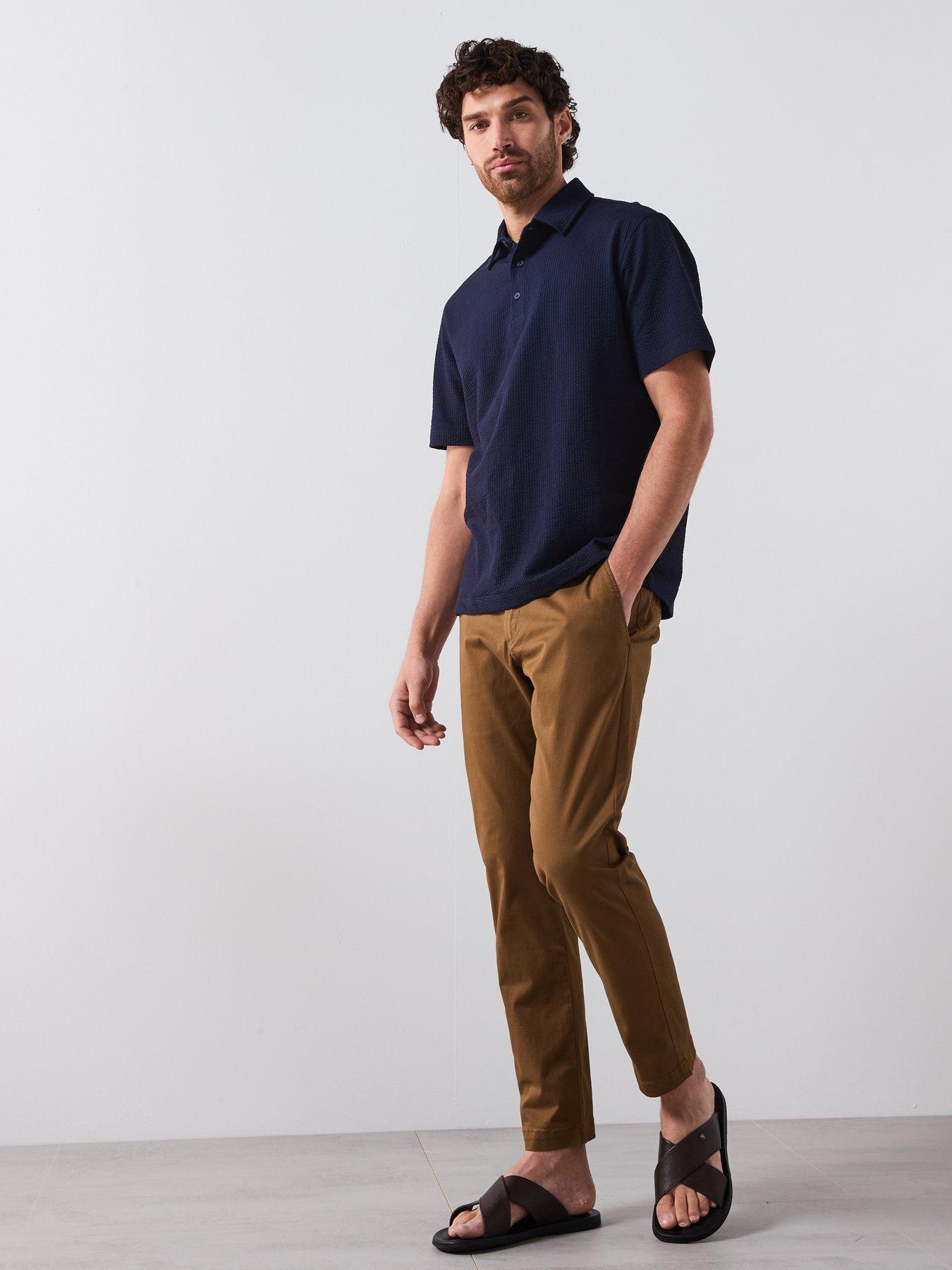 Image 5 of 5 of Mango Mango Prato Smart Casual Tapered Fit Chino Trousers