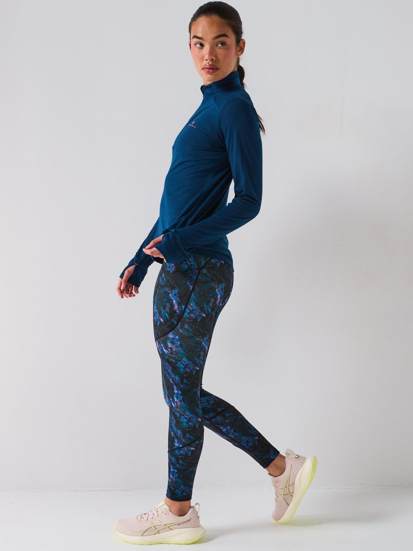Image 3 of 6 of Ronhill Women's Running Tech Merino 1/2 Zip - Navy