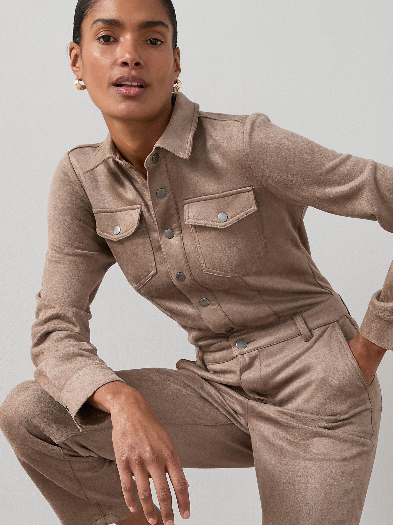 the-very-collection-suedette-jumpsuit-dark-beigeoutfit