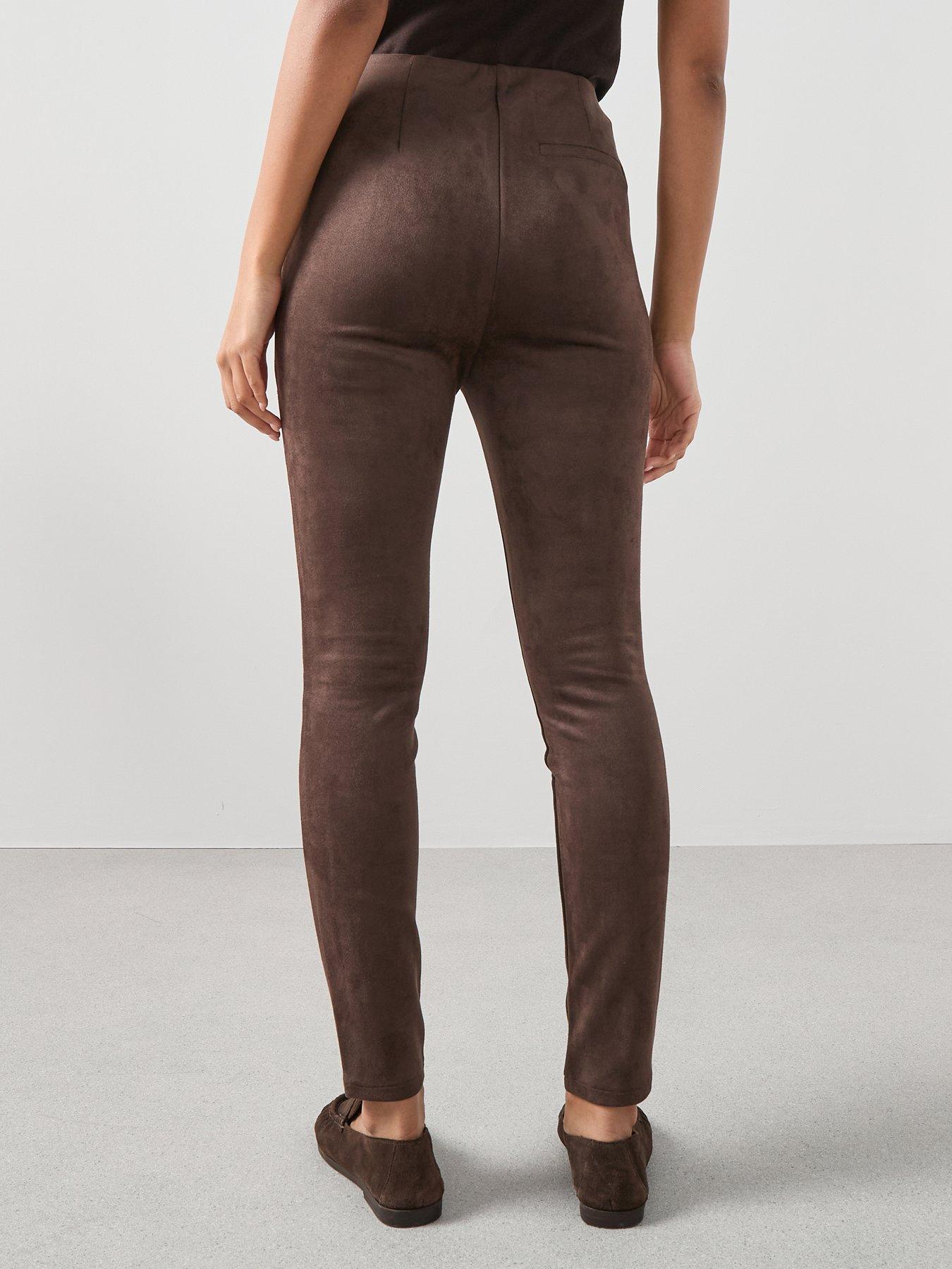 the-very-collection-suedette-leggings-brownstillFront
