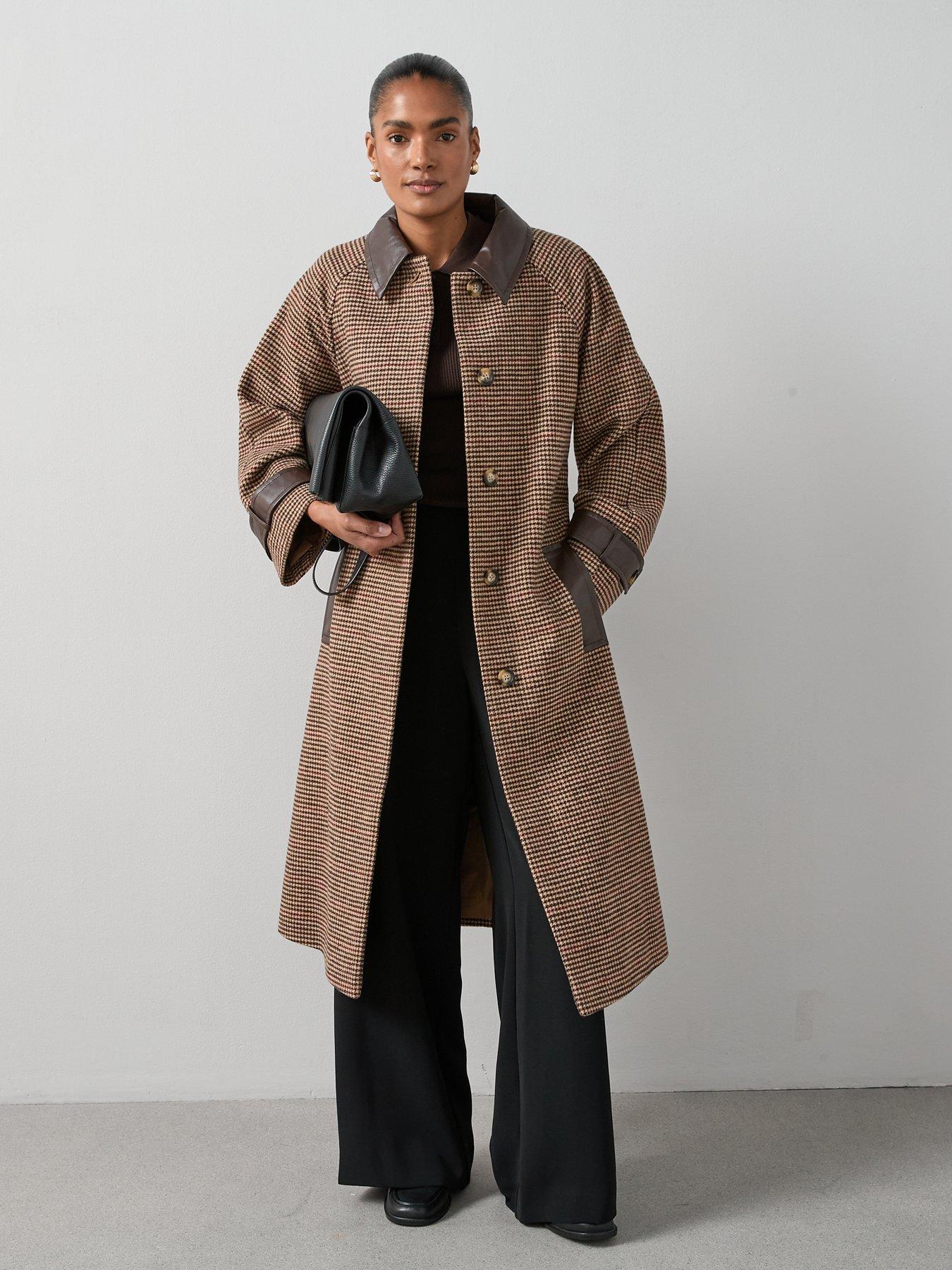 the-very-collection-check-coat-with-pu-trims-multiback