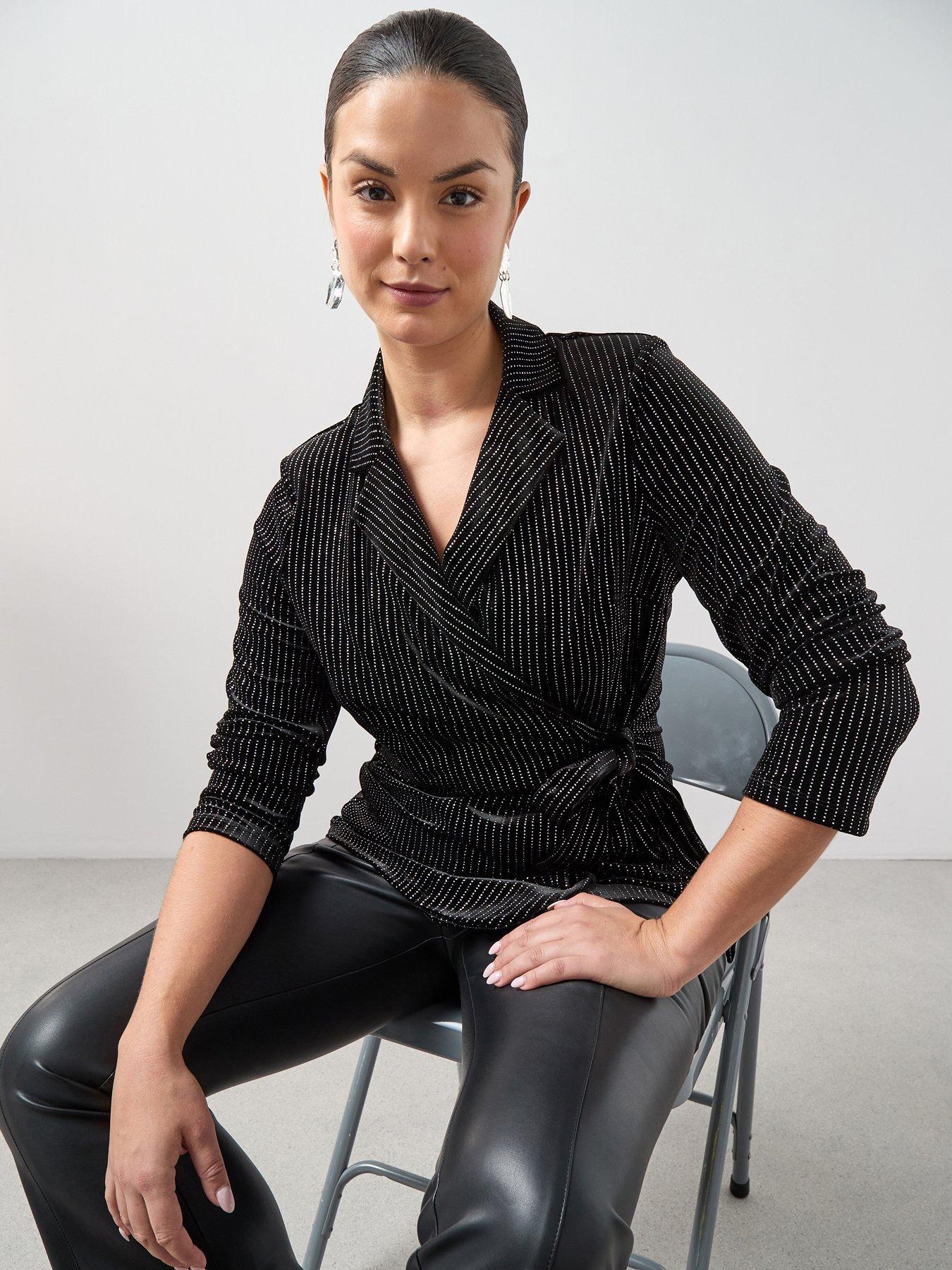 the-very-collection-curve-glitter-wrap-velvet-blazernbsp--blackoutfit