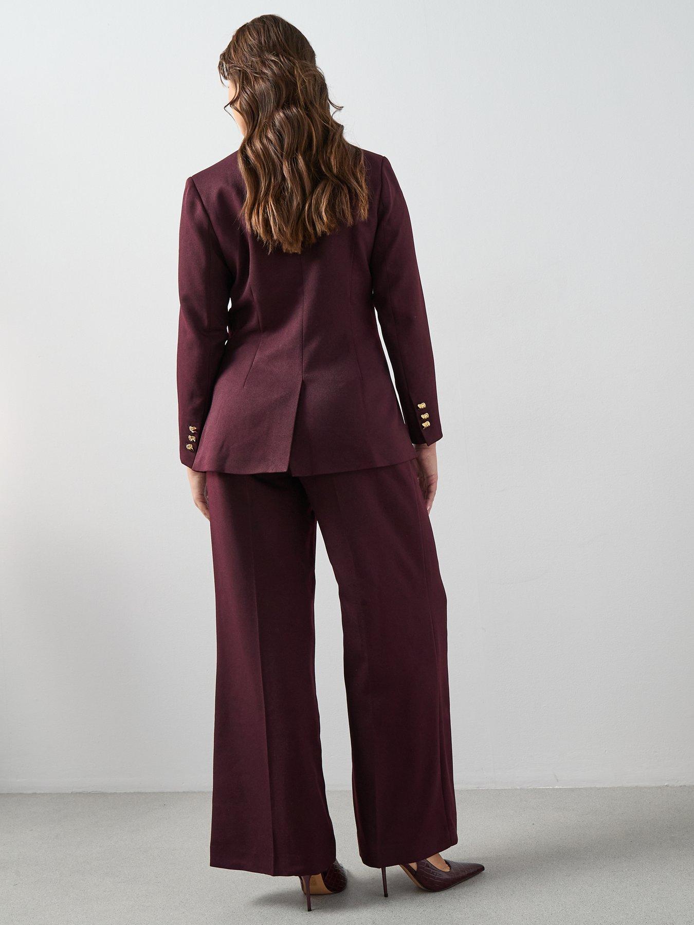 the-very-collection-curve-button-detail-blazer-burgundystillFront