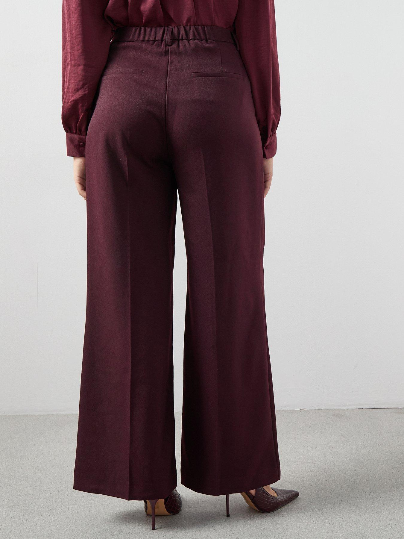 the-very-collection-curve-wide-leg-tailored-trouser-burgundystillFront
