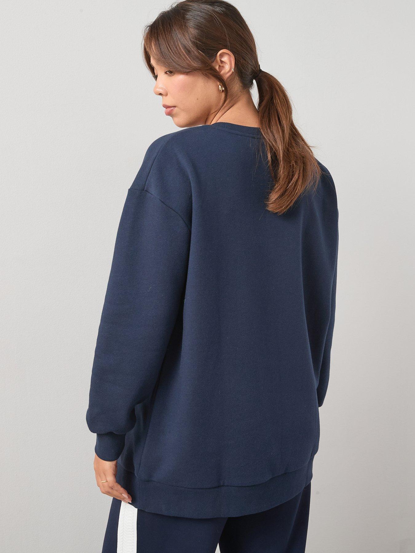 v-by-very-curve-longline-slogan-sweatshirt-navystillFront