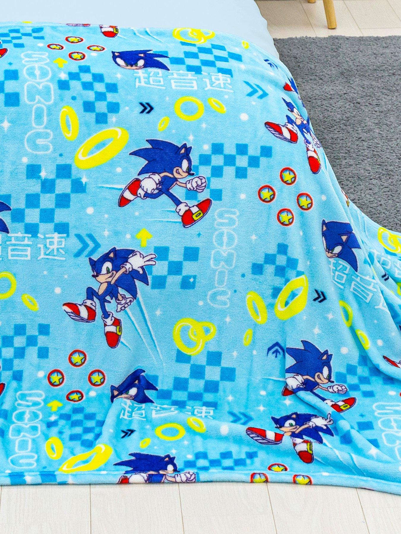 undefined Sonic the Hedgehog Geo Rotary Fleece Blanket
