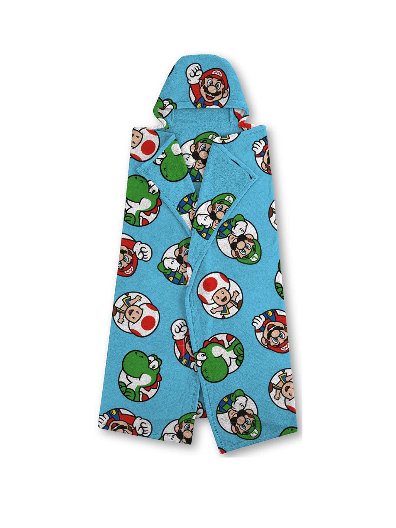 Image of Nintendo Super Mario Playful Hooded Rotary Fleece Blanket