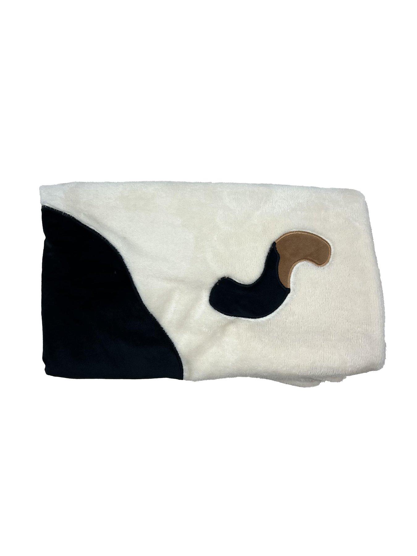 Image 7 of 7 of Squishmallows Squishmallows Camcat 3D Hooded Fleece Blanket