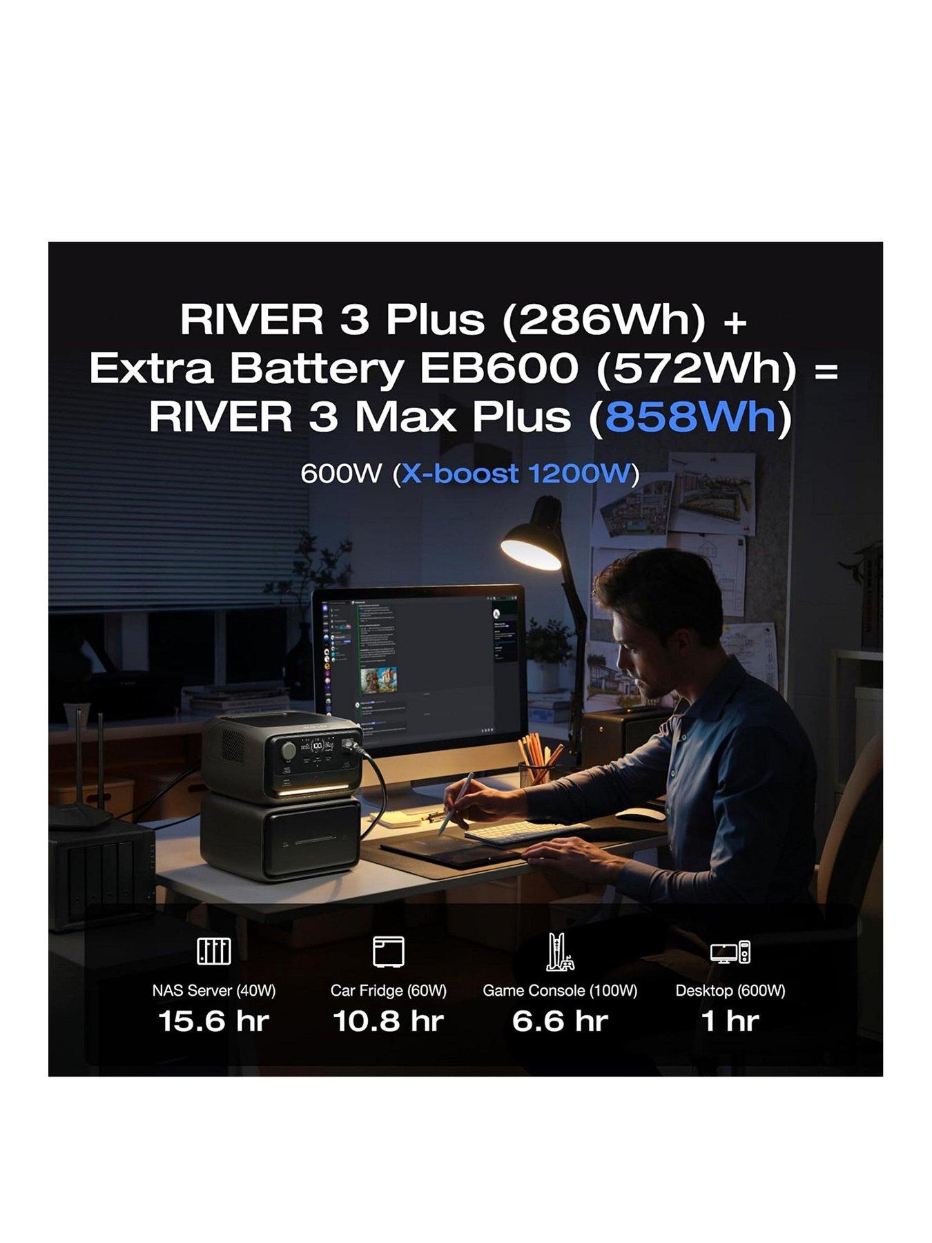 Image 3 of 7 of EcoFlow EcoFlow River 3 Max Plus (River 3 Plus + EB600) UK
