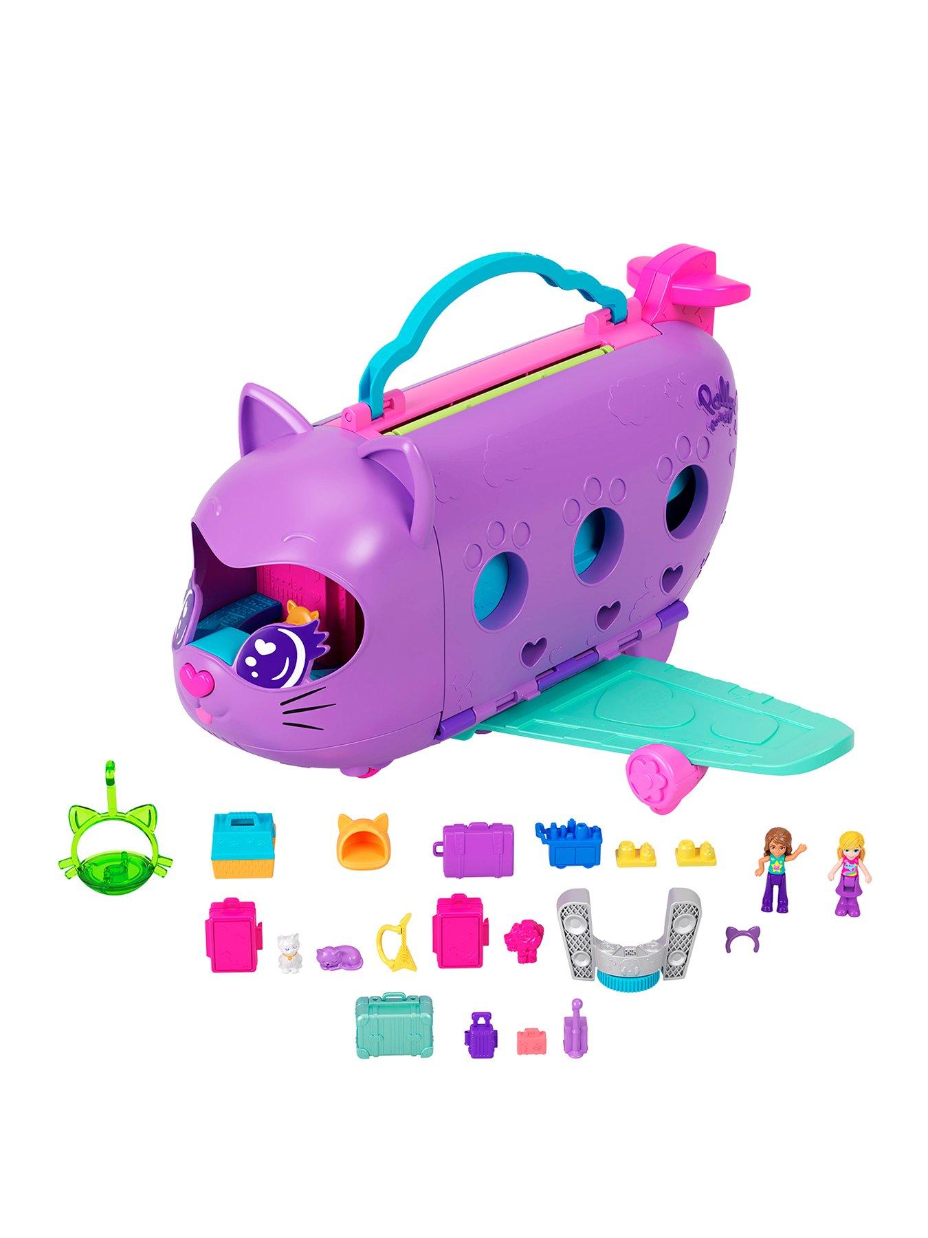 Polly Pocket Dolls and Playset - Kitty Airways