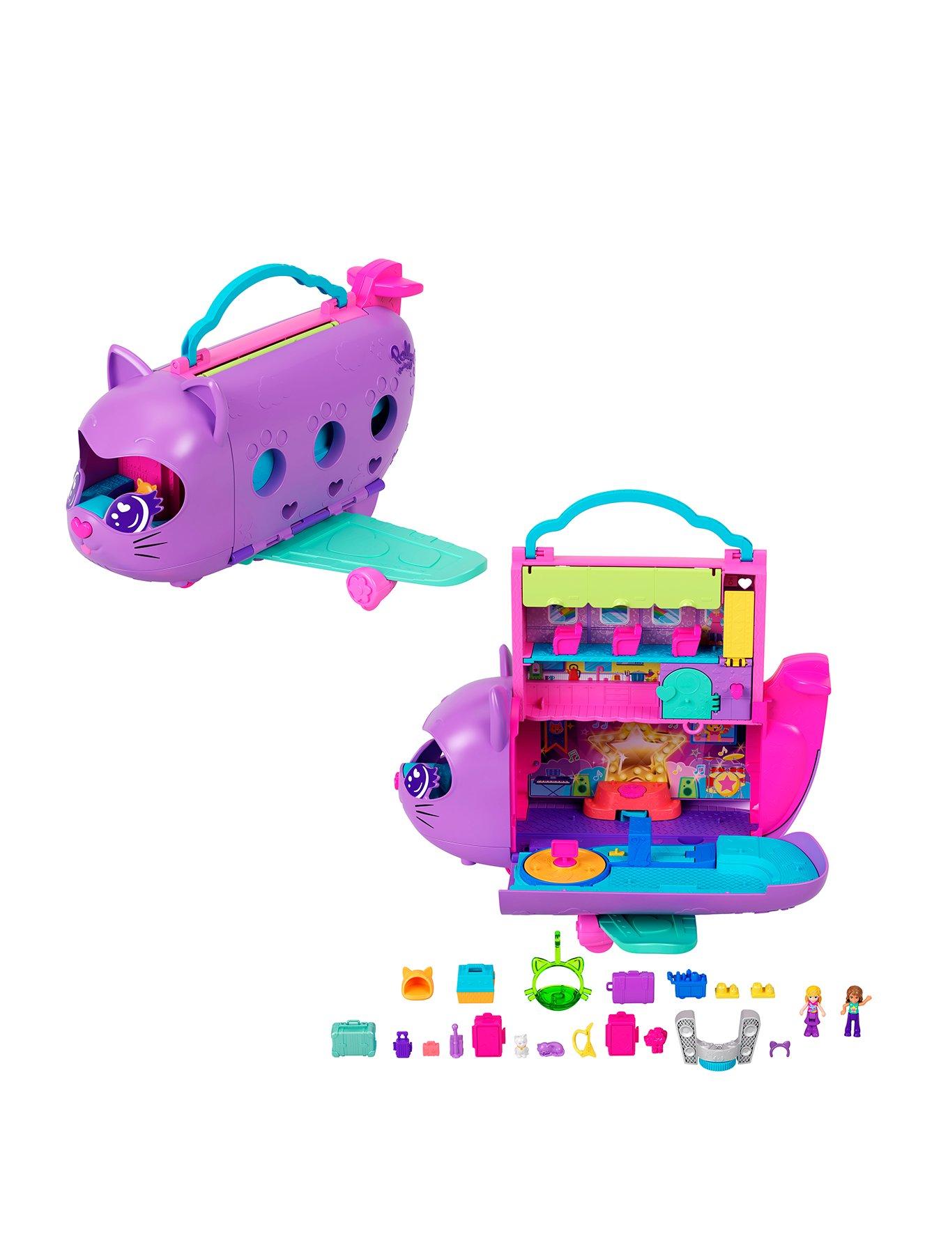 Image 1 of 7 of Polly Pocket Dolls and Playset -&nbsp;Kitty Airways