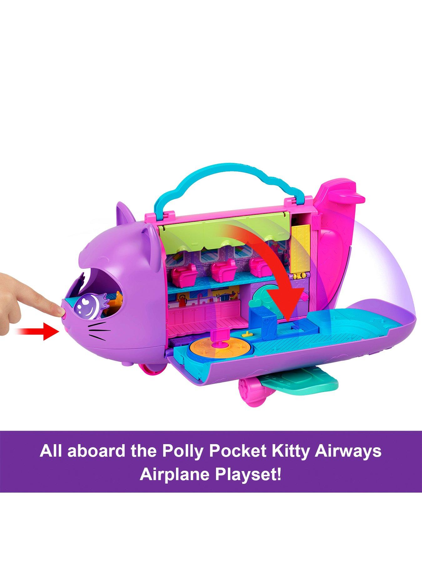 Image 3 of 7 of Polly Pocket Dolls and Playset -&nbsp;Kitty Airways