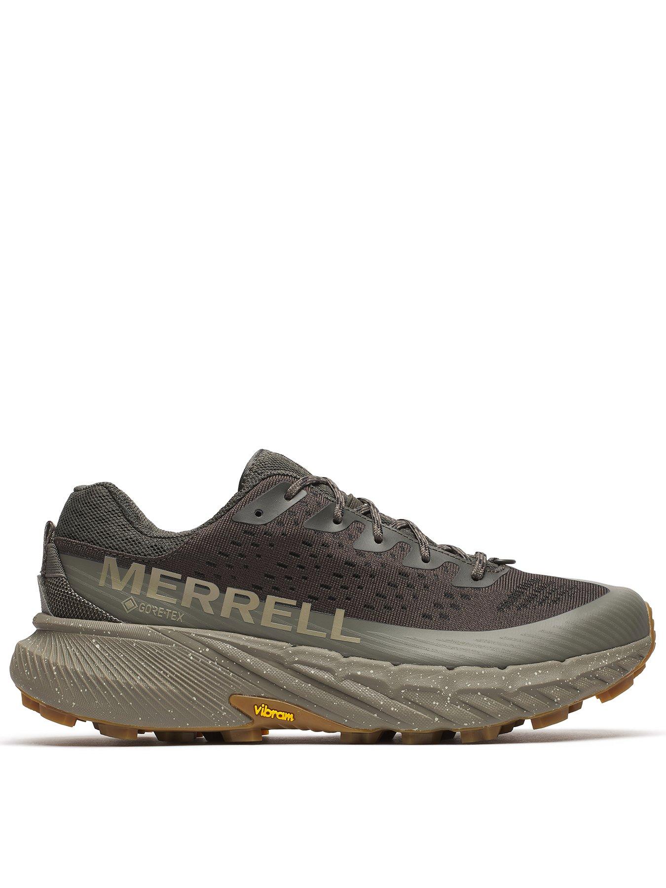 Merrell Mens Trail Running Agility Peak 5 Goretex Shoes - Green