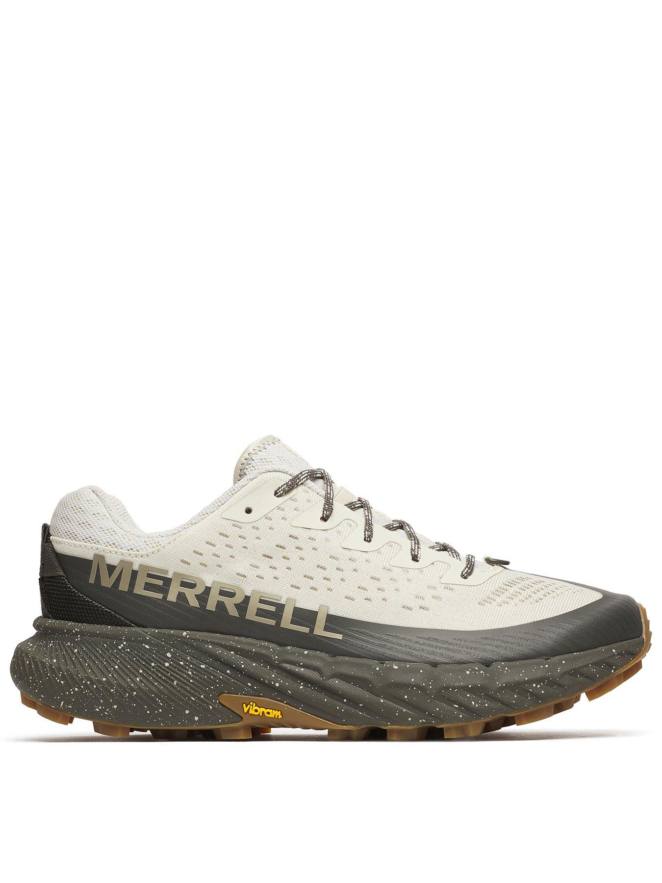 Merrell Mens Trail Running Agility Peak 5 Shoes - Cream