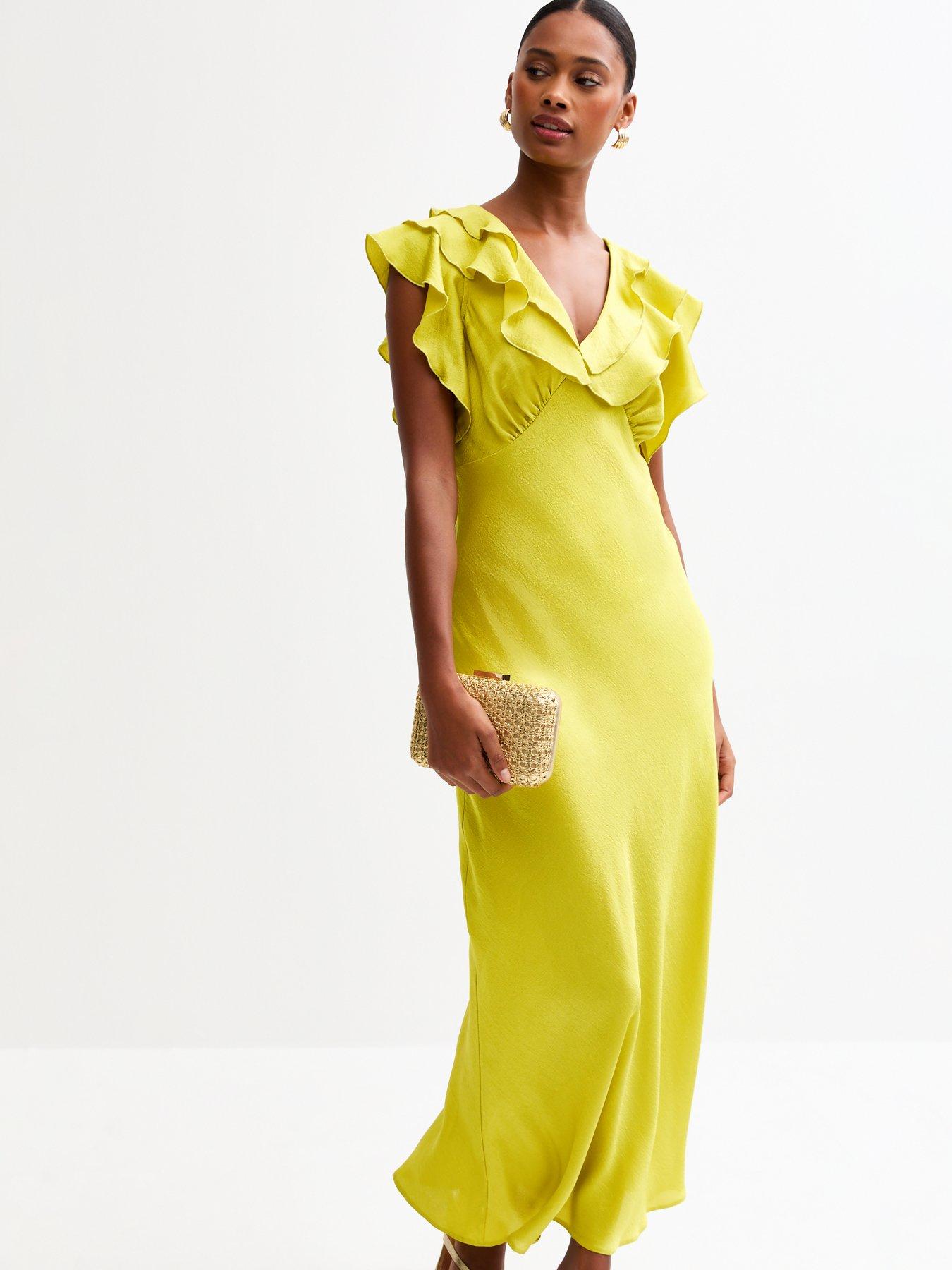 new-look-satin-ruffled-midi-dress-greenback