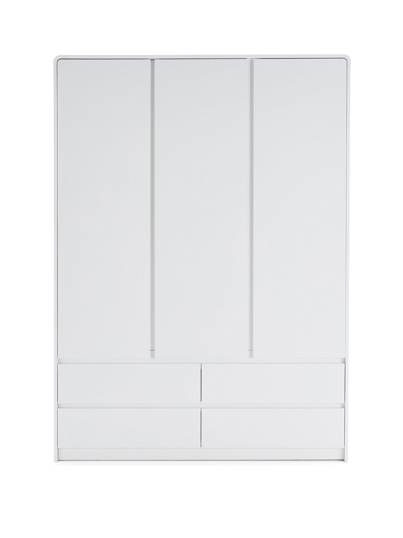Image 2 of 7 of Very Home Bailey Kids&nbsp;3&nbsp;Door, 4 Drawer Wardrobe&nbsp;- White -&nbsp;FSC&reg; Certified
